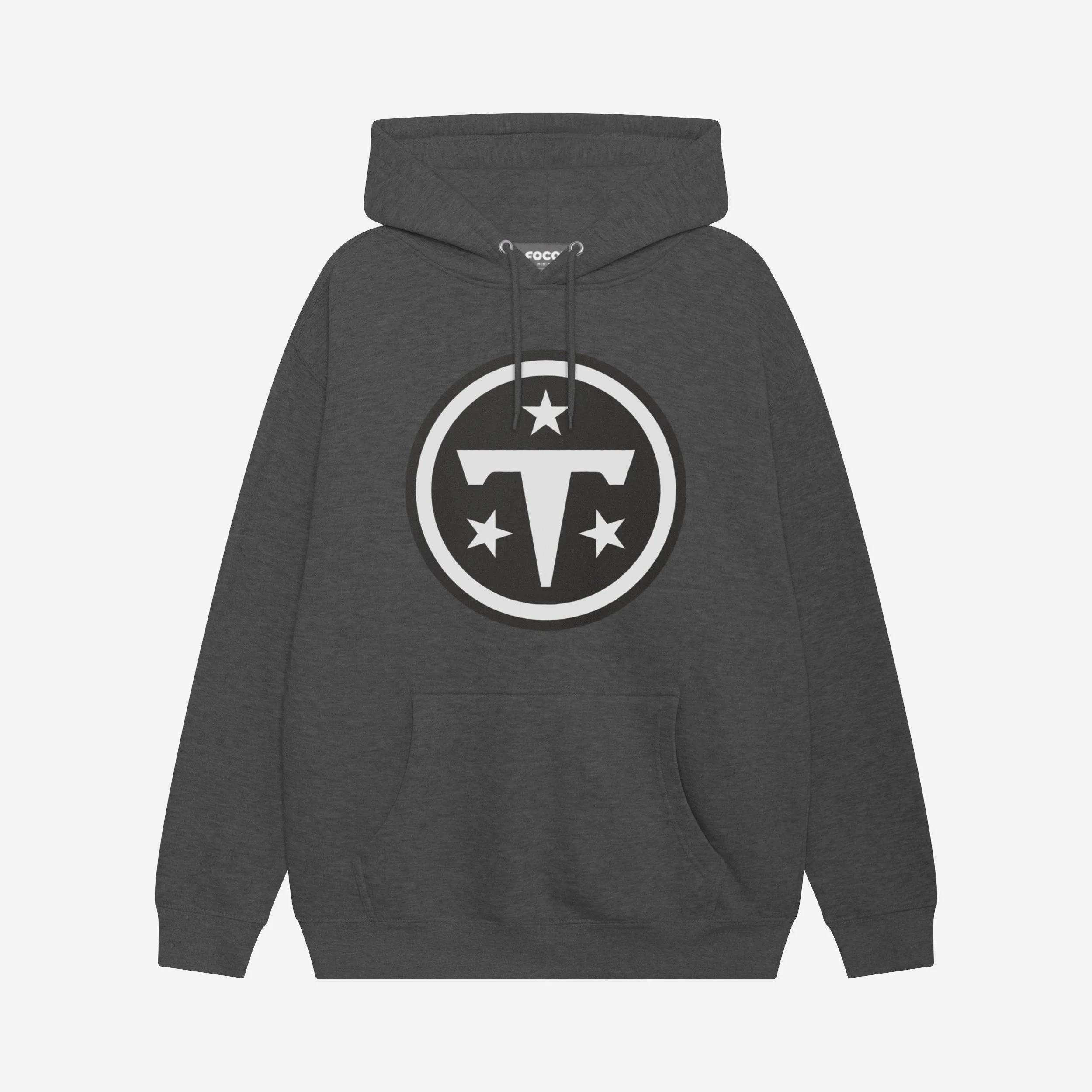 Tennessee Titans Black & White Primary Logo Hoodie