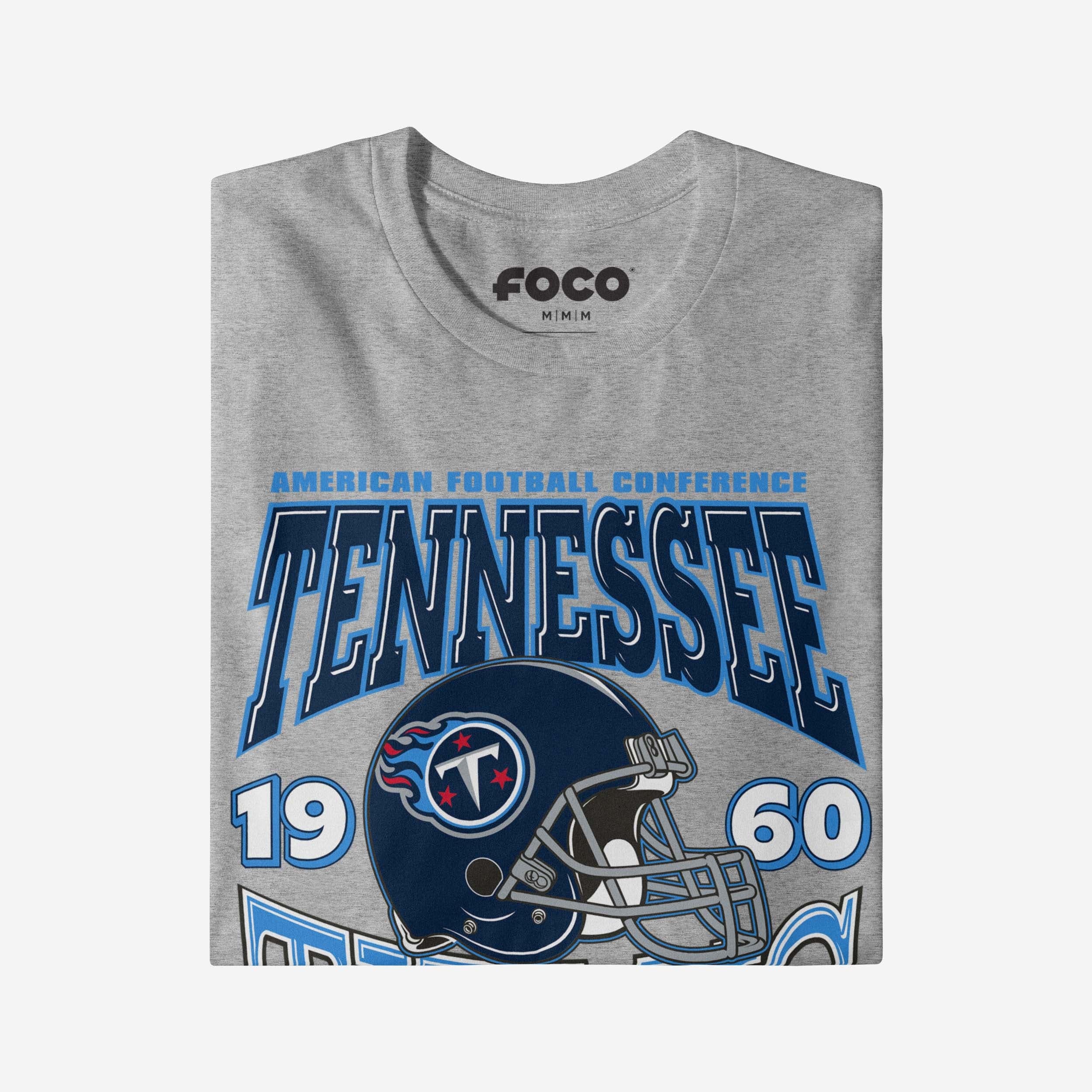 Tennessee Titans Classic Team Helmet Long Sleeve T-Shirt - Image 3