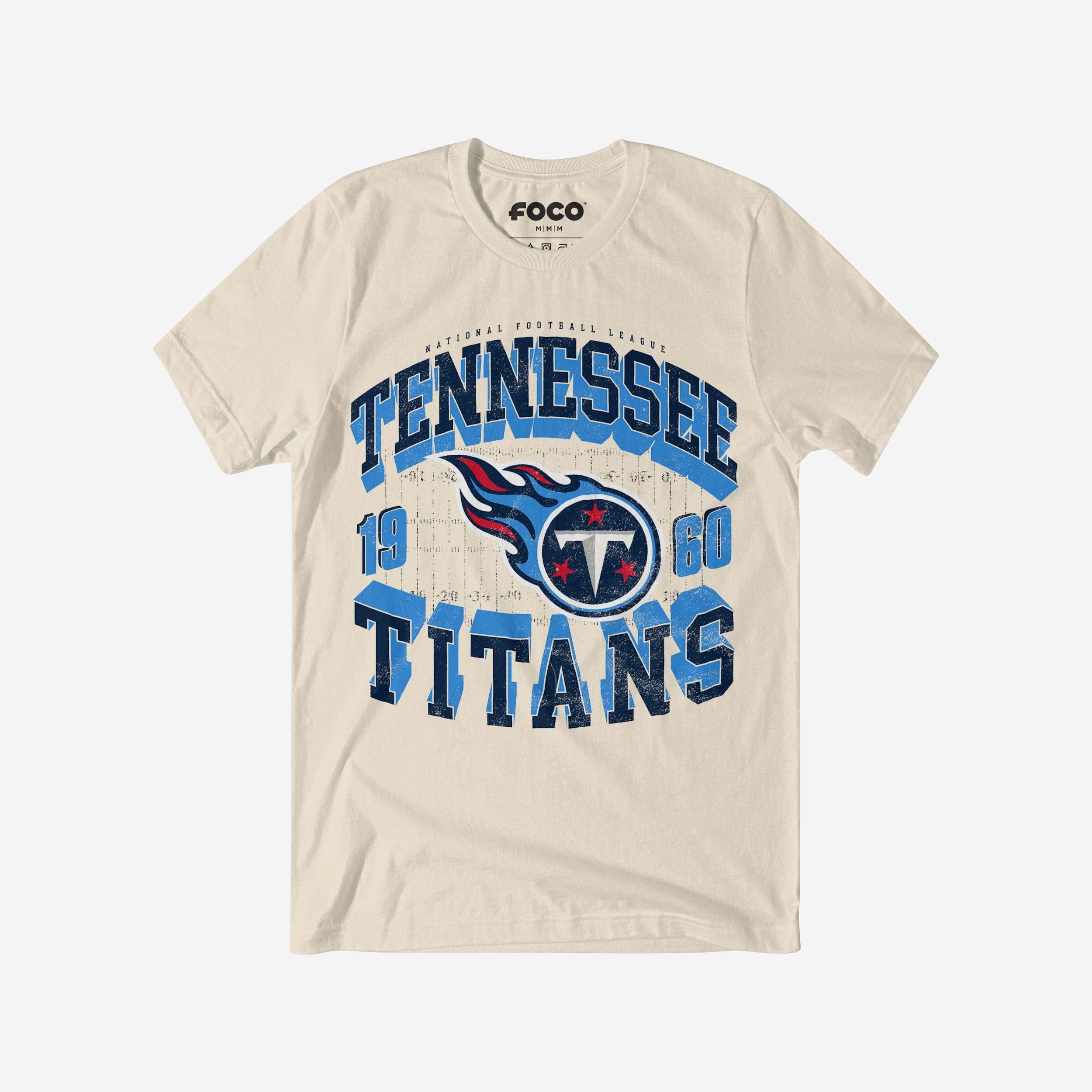 Tennessee Titans Field Arched Wordmark T-Shirt