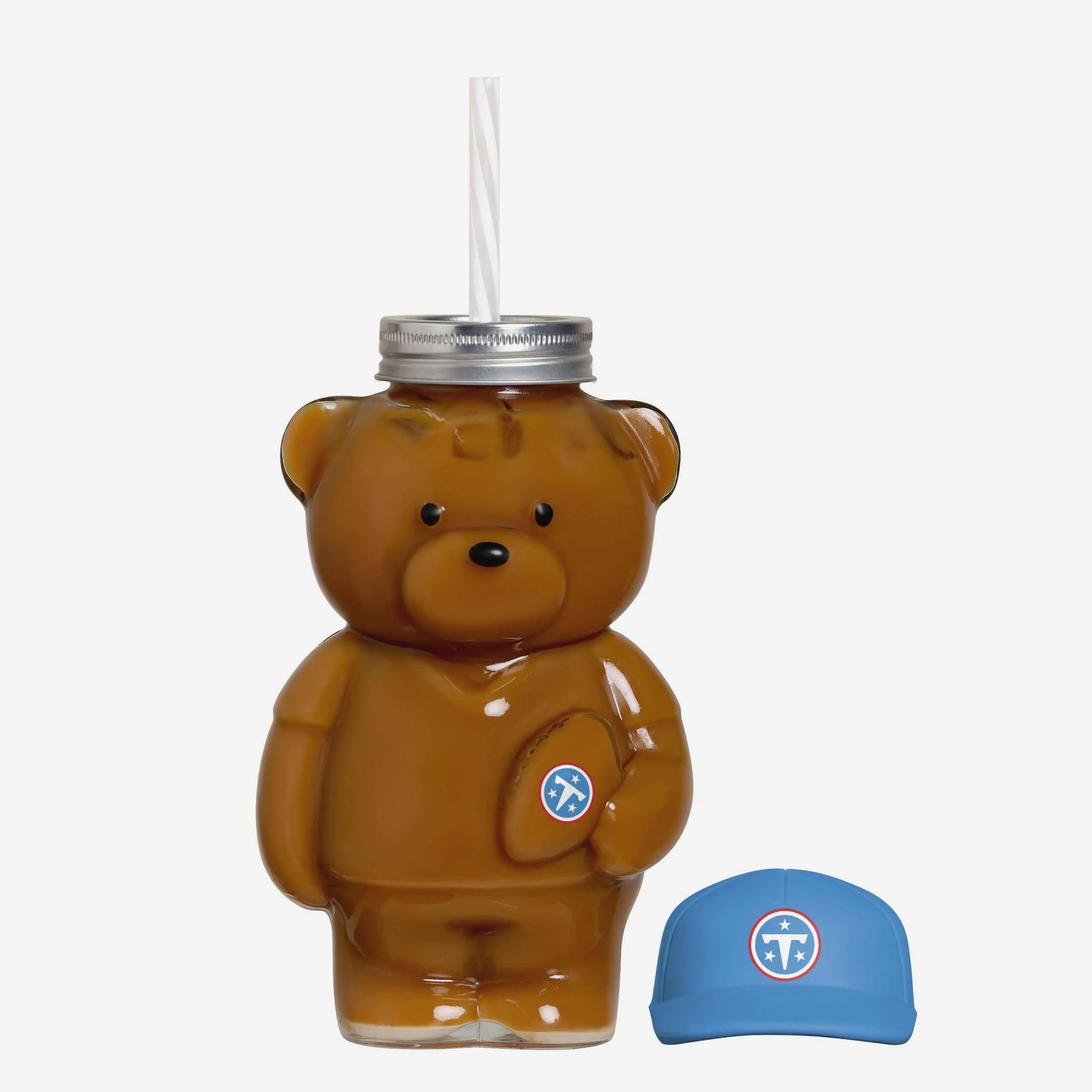 Tennessee Titans Glass Bear Tumbler - Image 3
