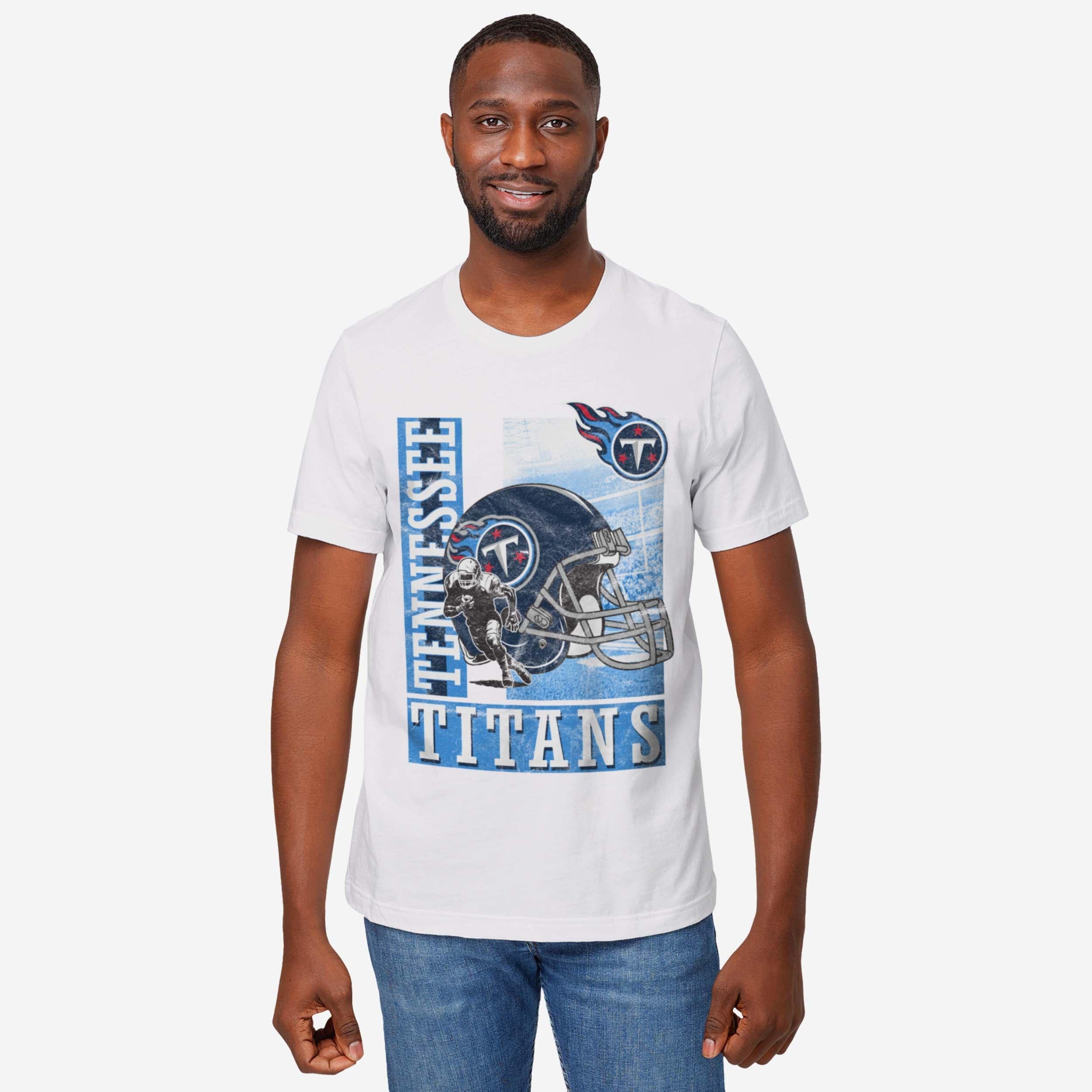 Tennessee Titans Helmet Dash T-Shirt - Image 2
