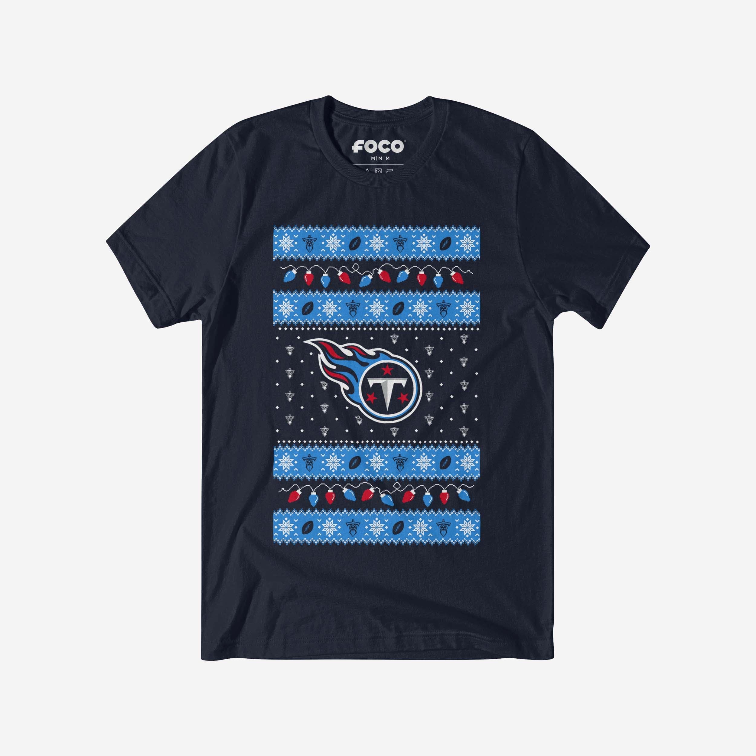Tennessee Titans Holiday Lights Sweater T-Shirt