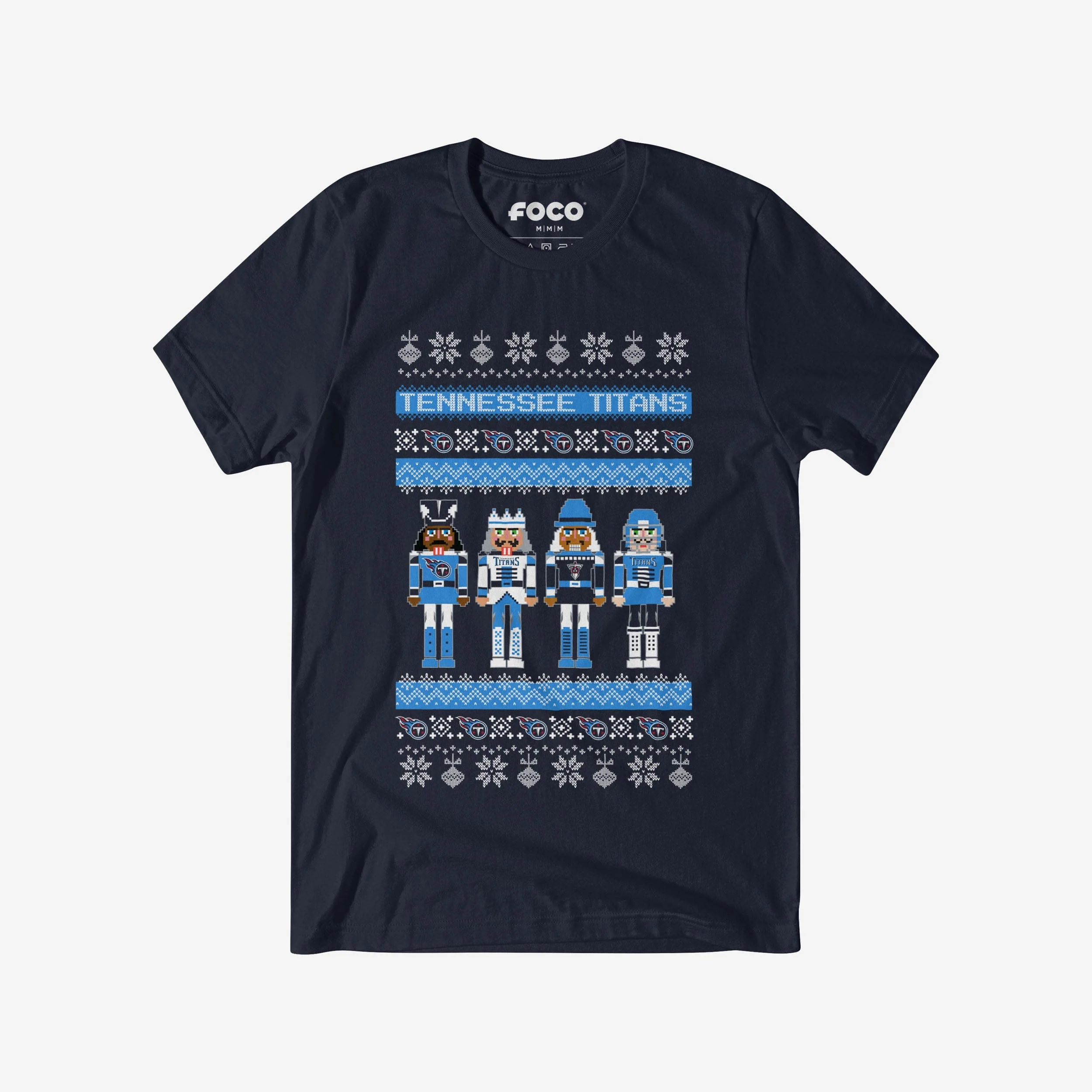 Tennessee Titans Holiday Nutcracker Sweater T-Shirt