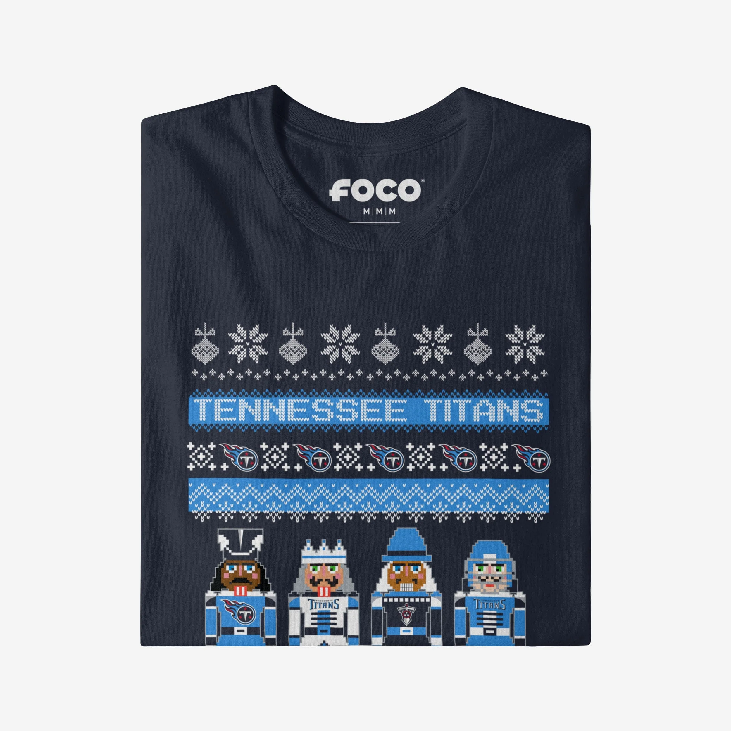 Tennessee Titans Holiday Nutcracker Sweater T-Shirt - Image 4