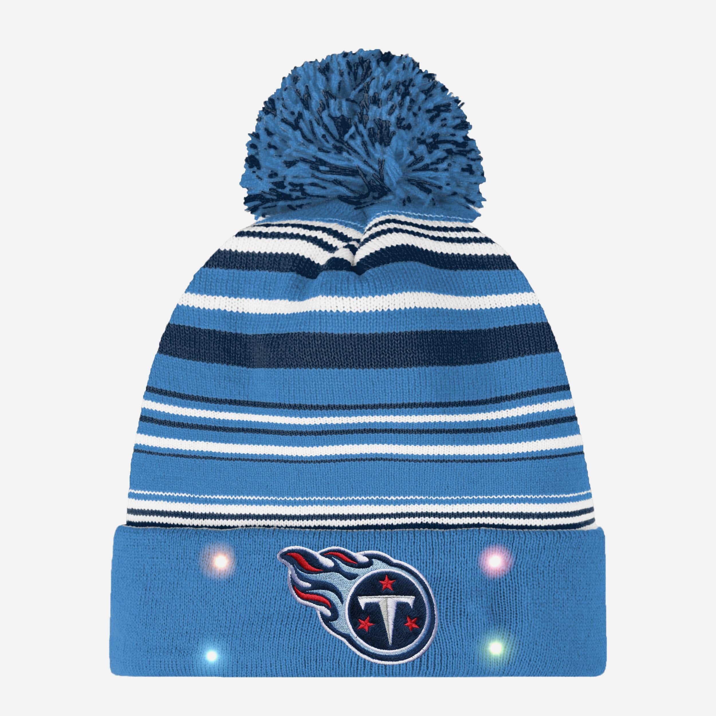 Tennessee Titans Horizontal Stripe Light Up Beanie - Image 2