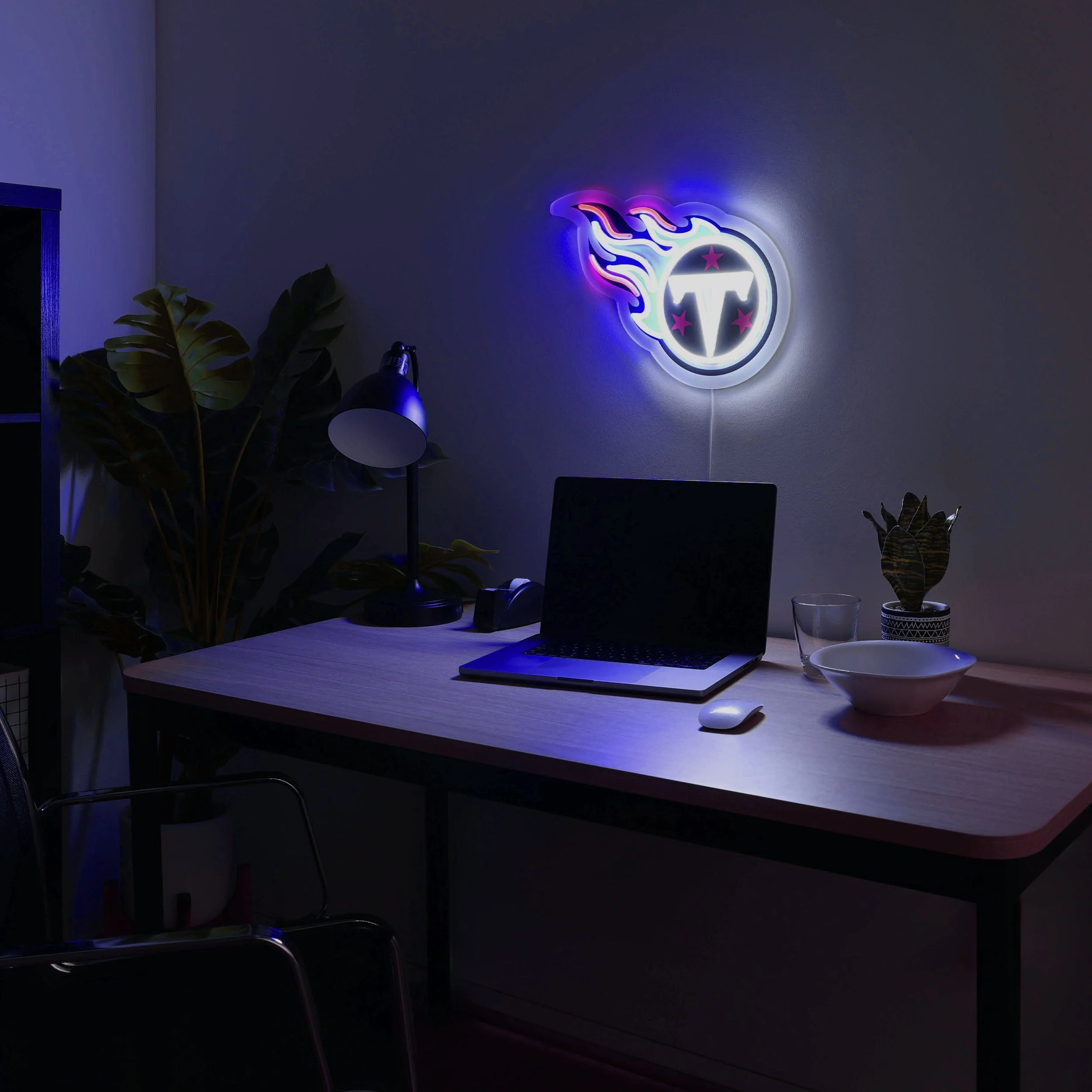 Tennessee Titans LED Neon Light Up Team Logo Sign - Image 3