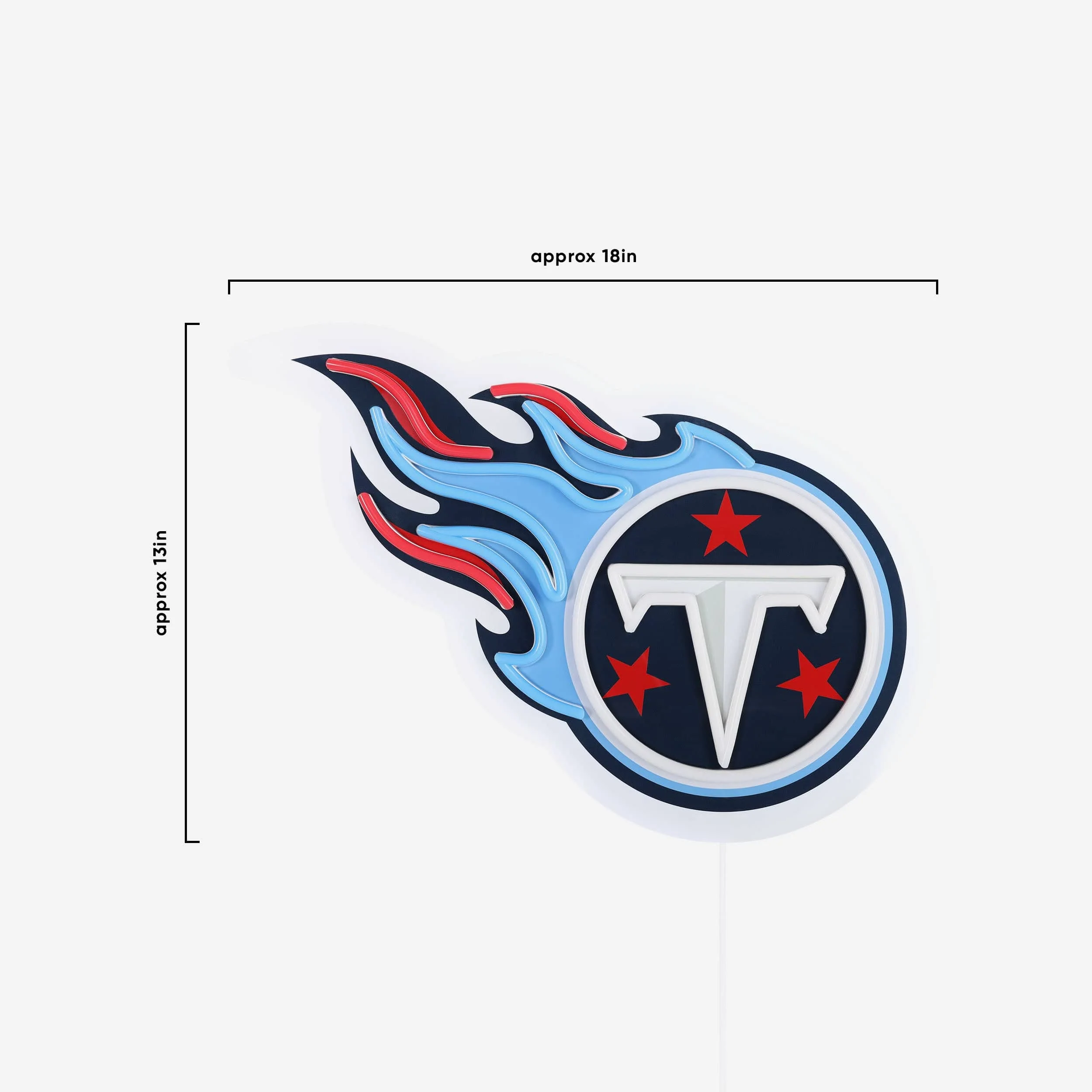 Tennessee Titans LED Neon Light Up Team Logo Sign - Image 5