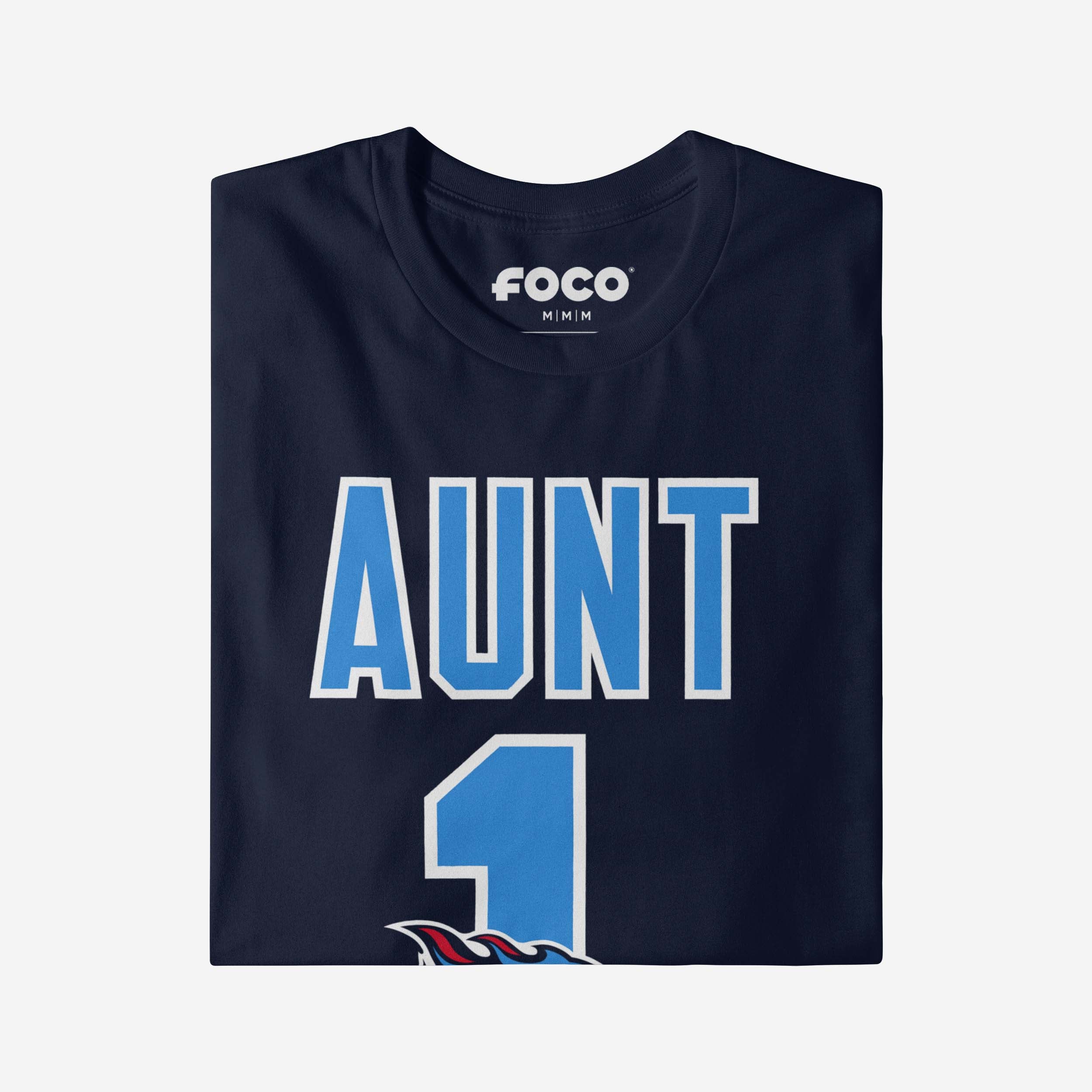 Tennessee Titans Number 1 Aunt T-Shirt - Image 4