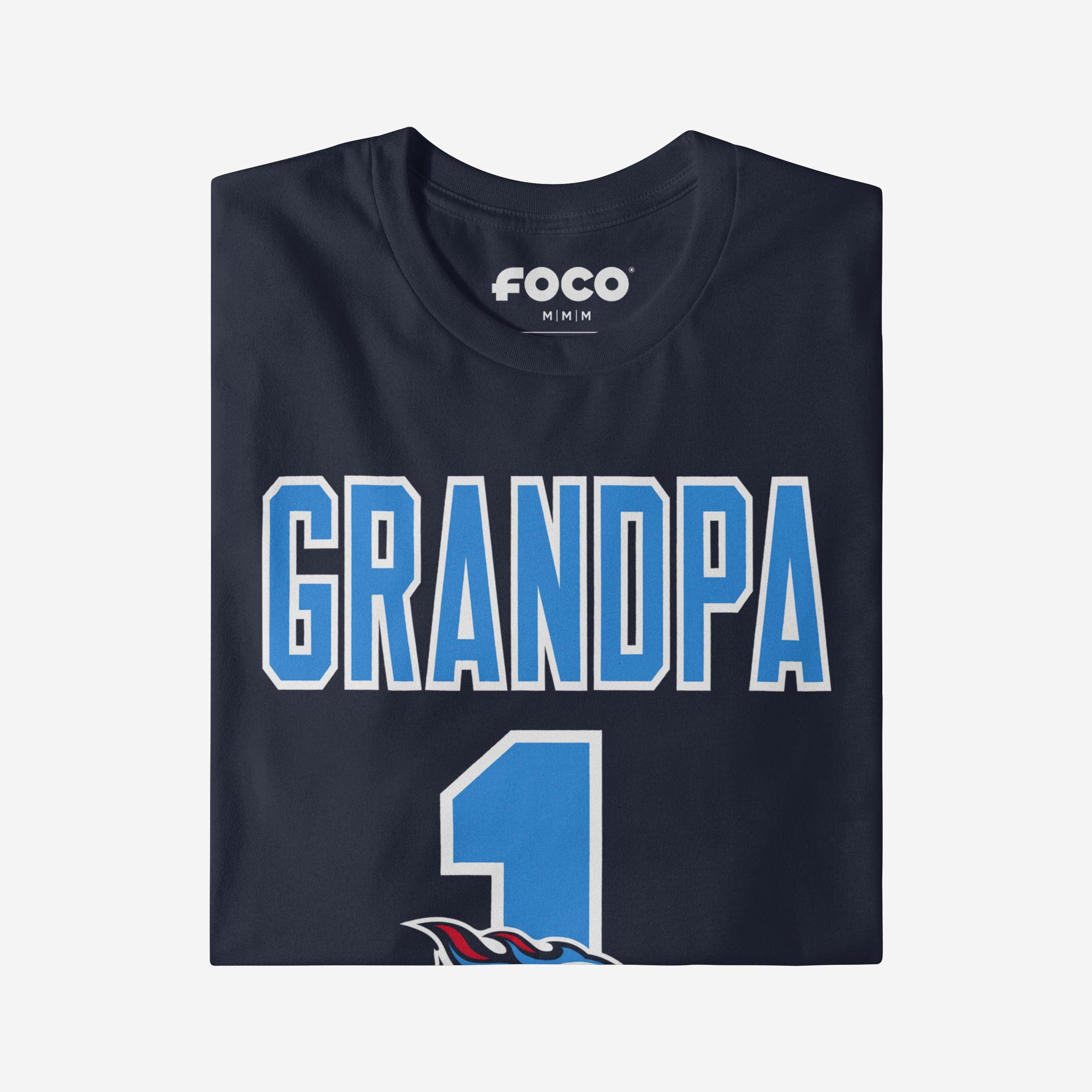 Tennessee Titans Number 1 Grandpa T-Shirt - Image 3