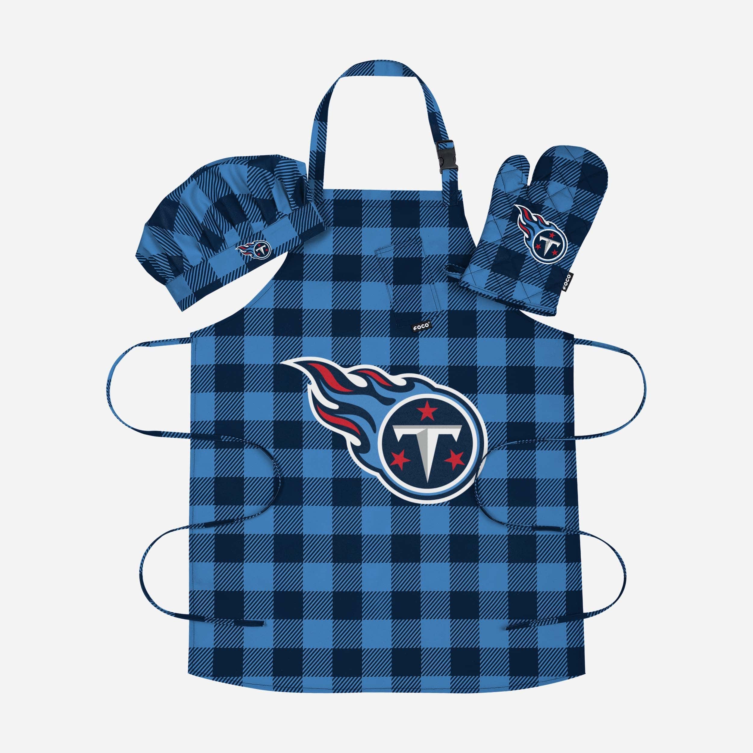 Tennessee Titans Plaid Chef Set