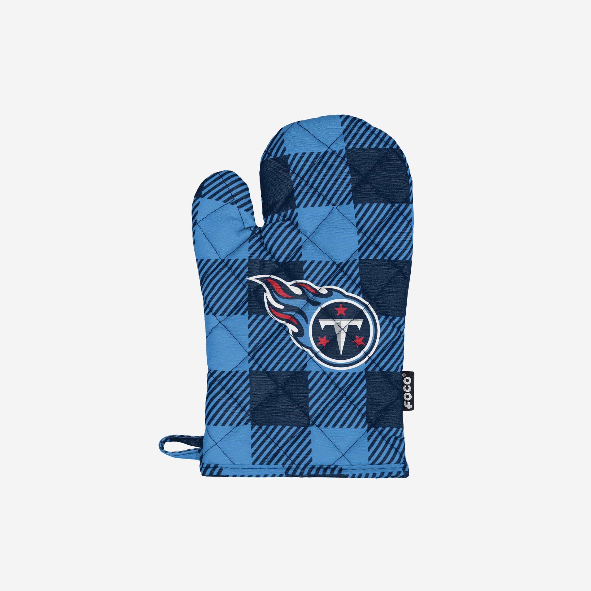 Tennessee Titans Plaid Oven Mitt