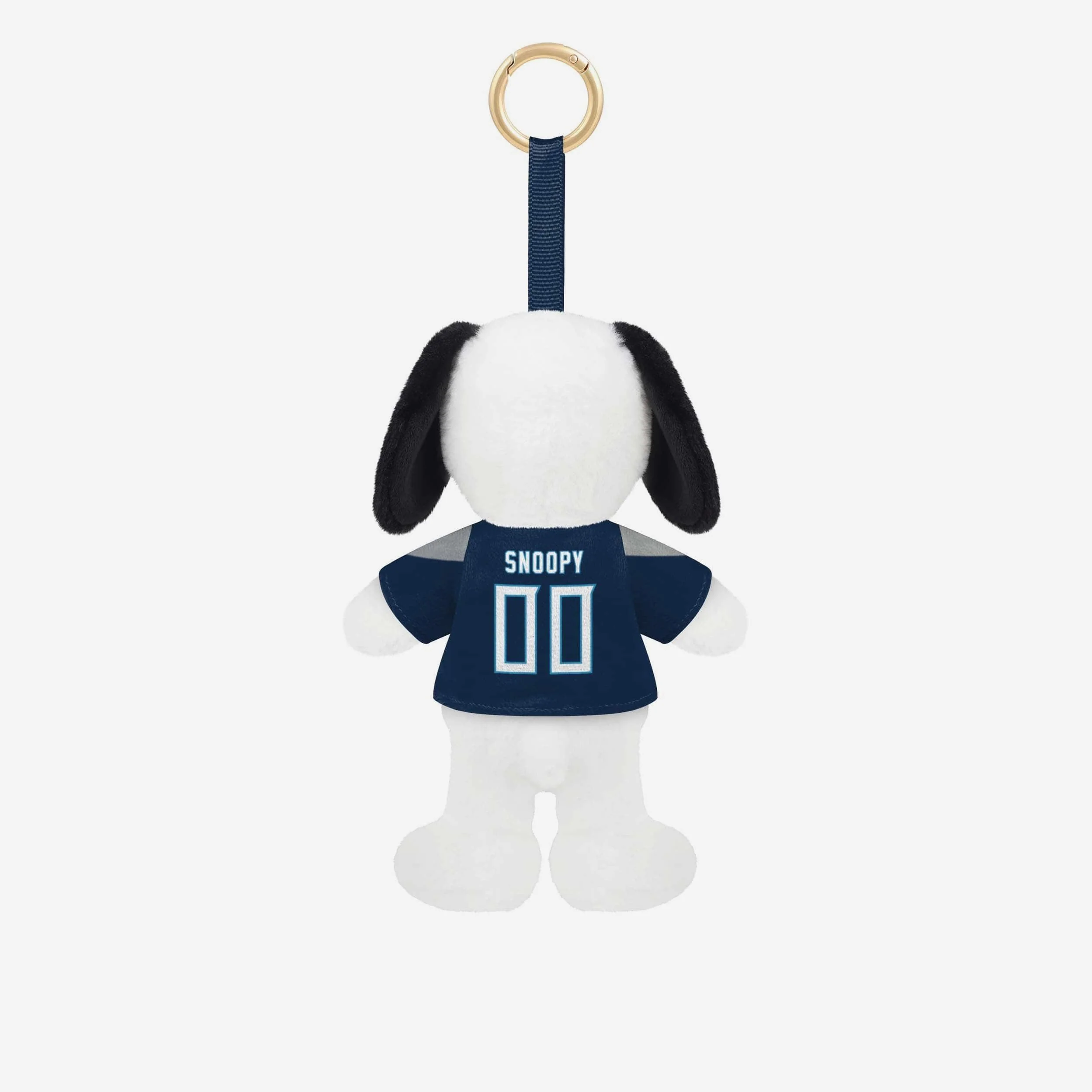 Tennessee Titans Plush Snoopy Peanuts Bag Charm Keychain - Image 2
