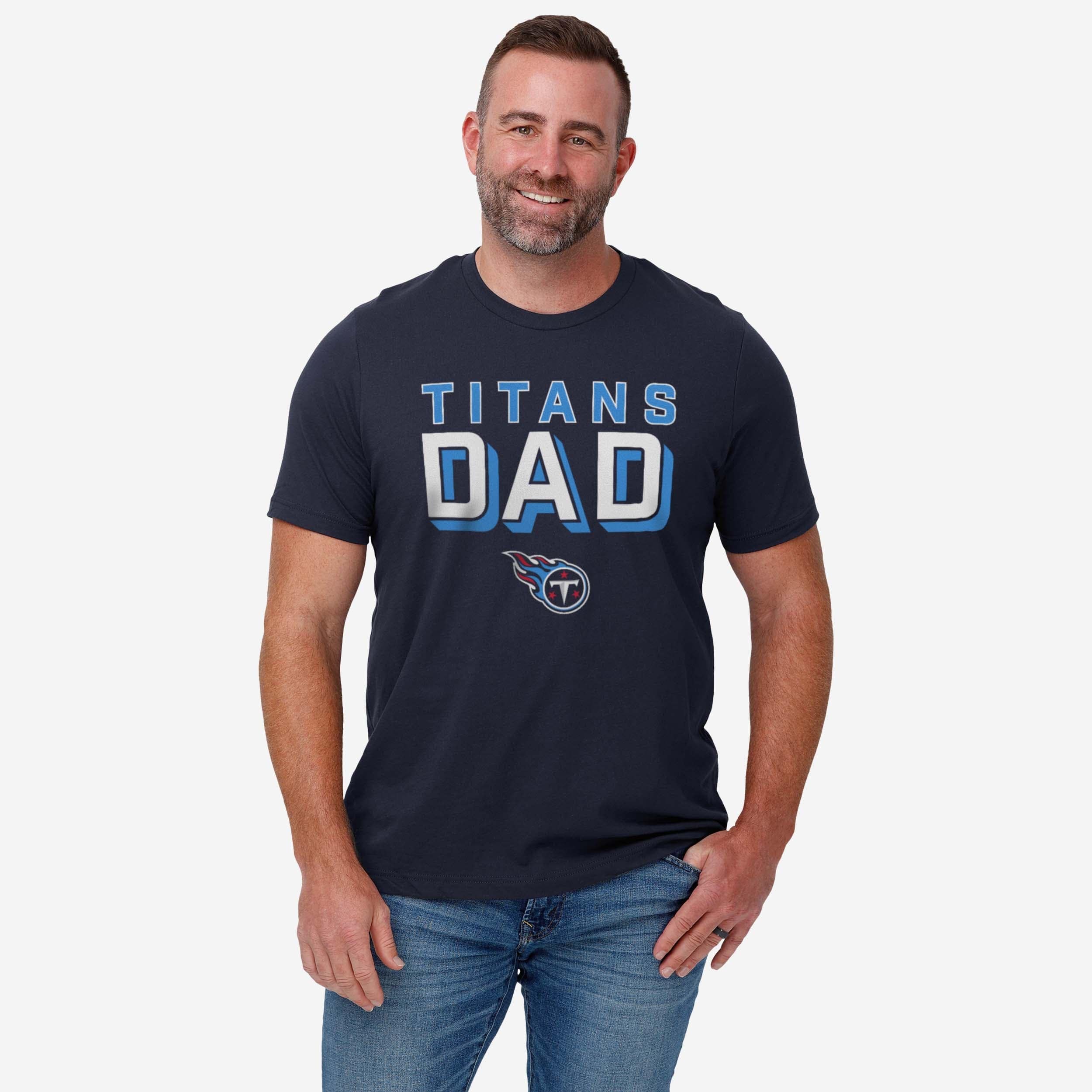 Tennessee Titans Team Dad T-Shirt - Image 2