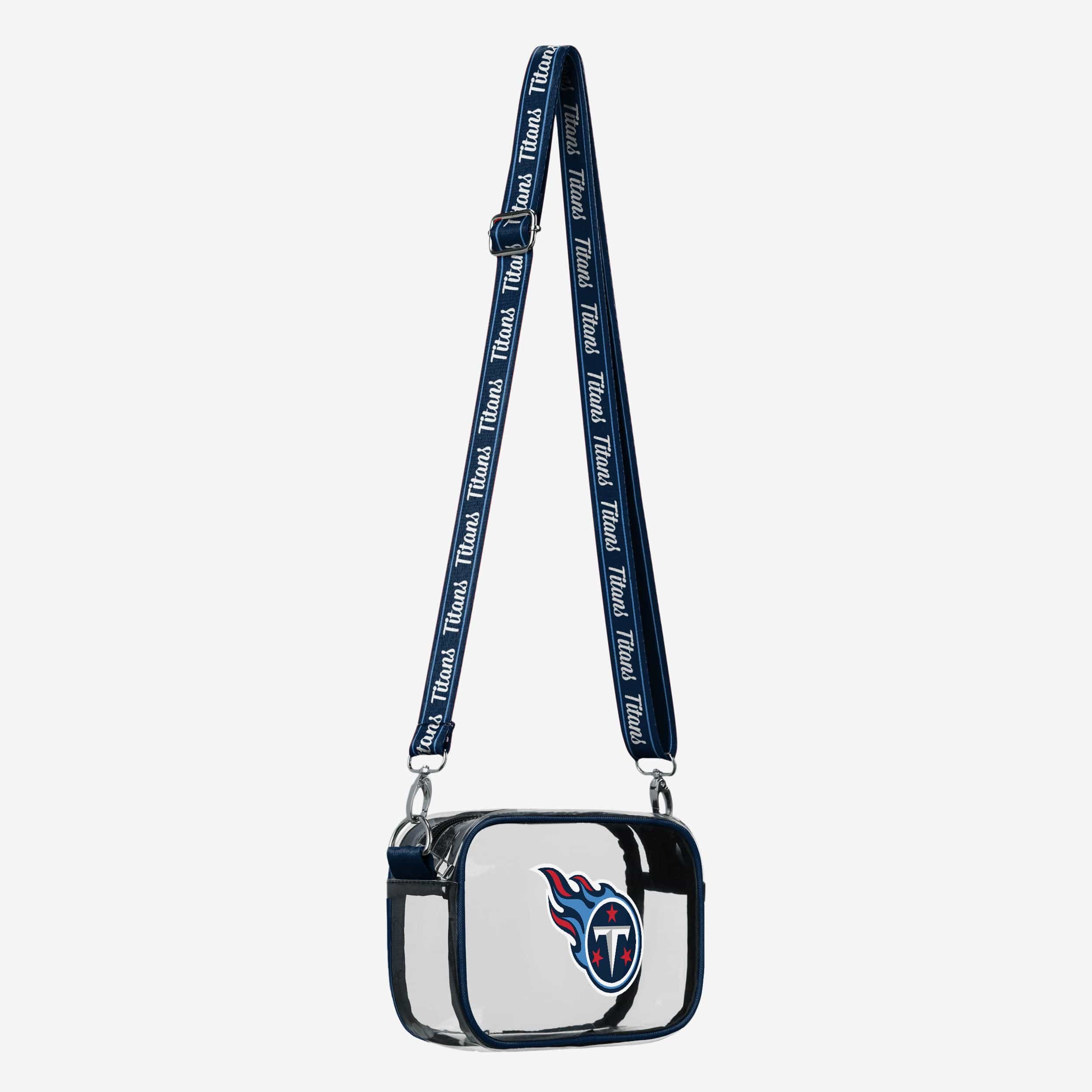 Tennessee Titans Team Stripe Clear Crossbody Bag - Image 2