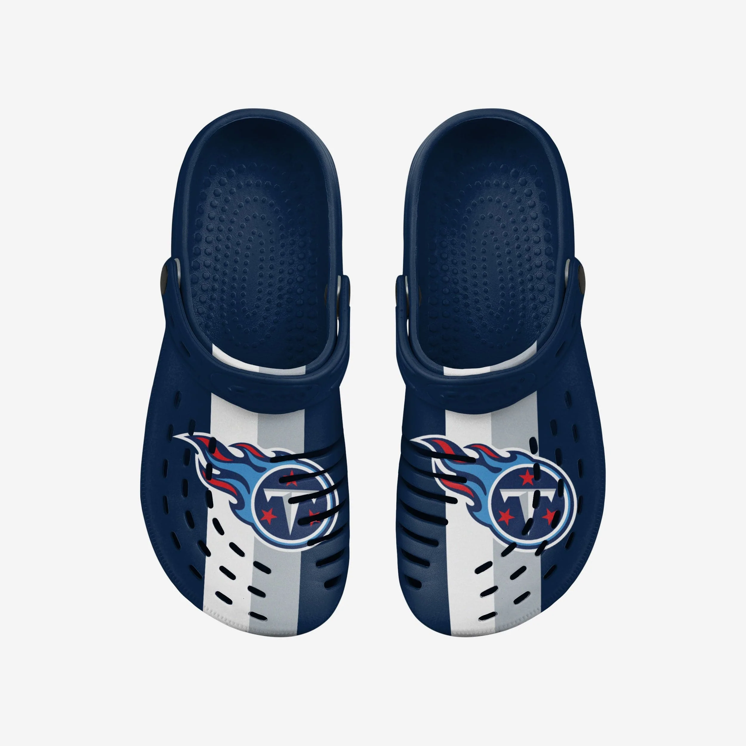 Tennessee Titans Team Stripe Clog With Strap - Image 4