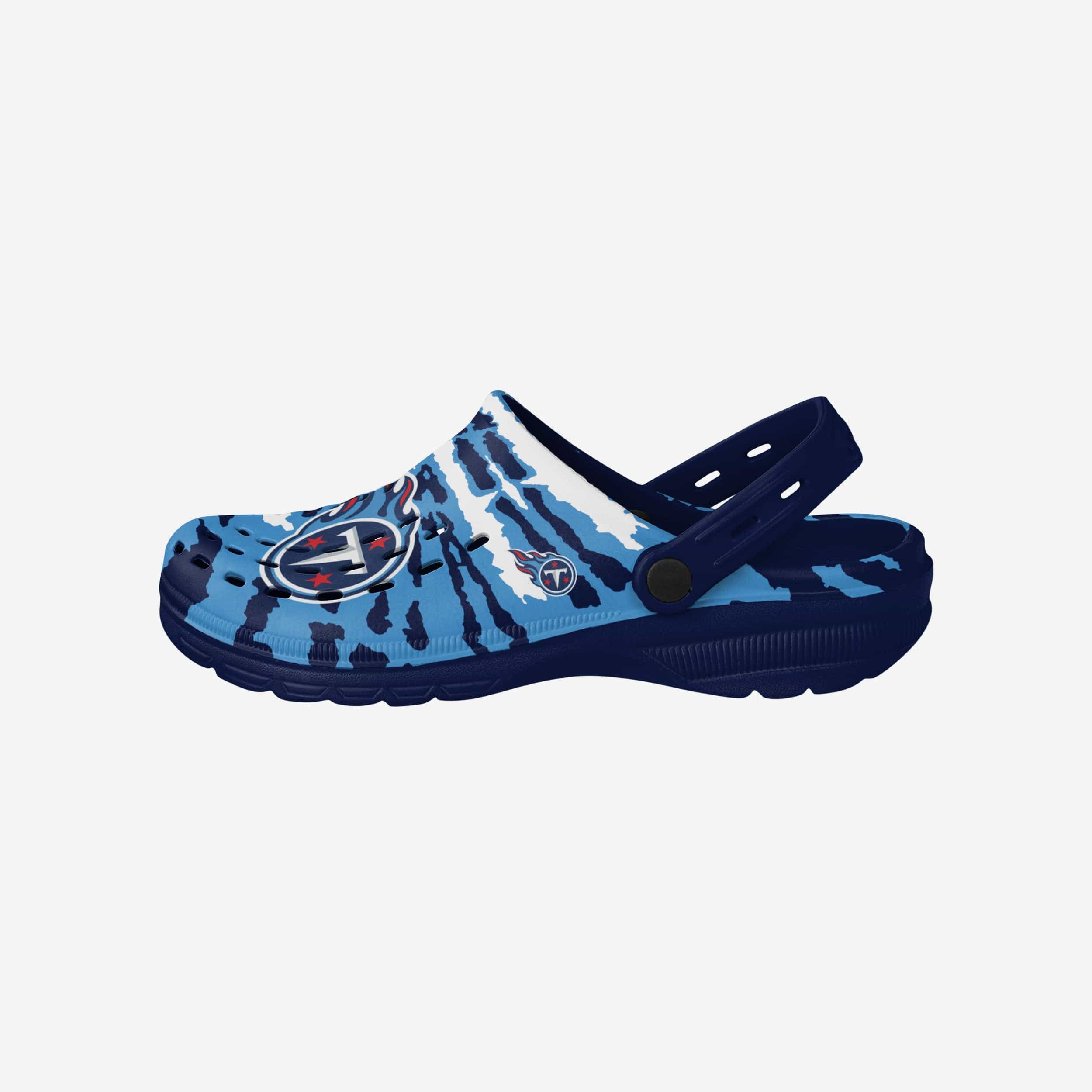 Tennessee Titans Tie-Dye Clog With Strap