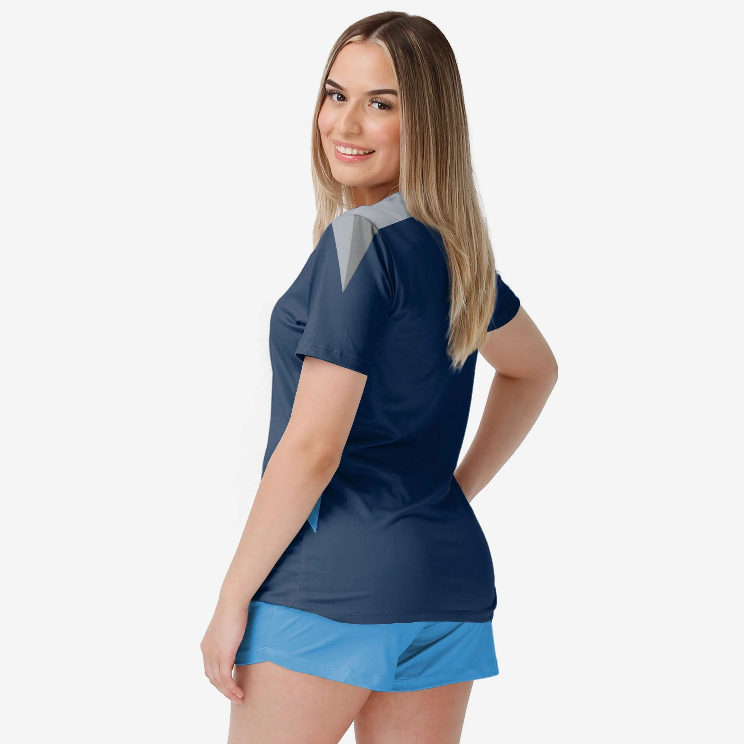 Tennessee Titans Womens Gameday Ready Lounge Shirt - Image 2