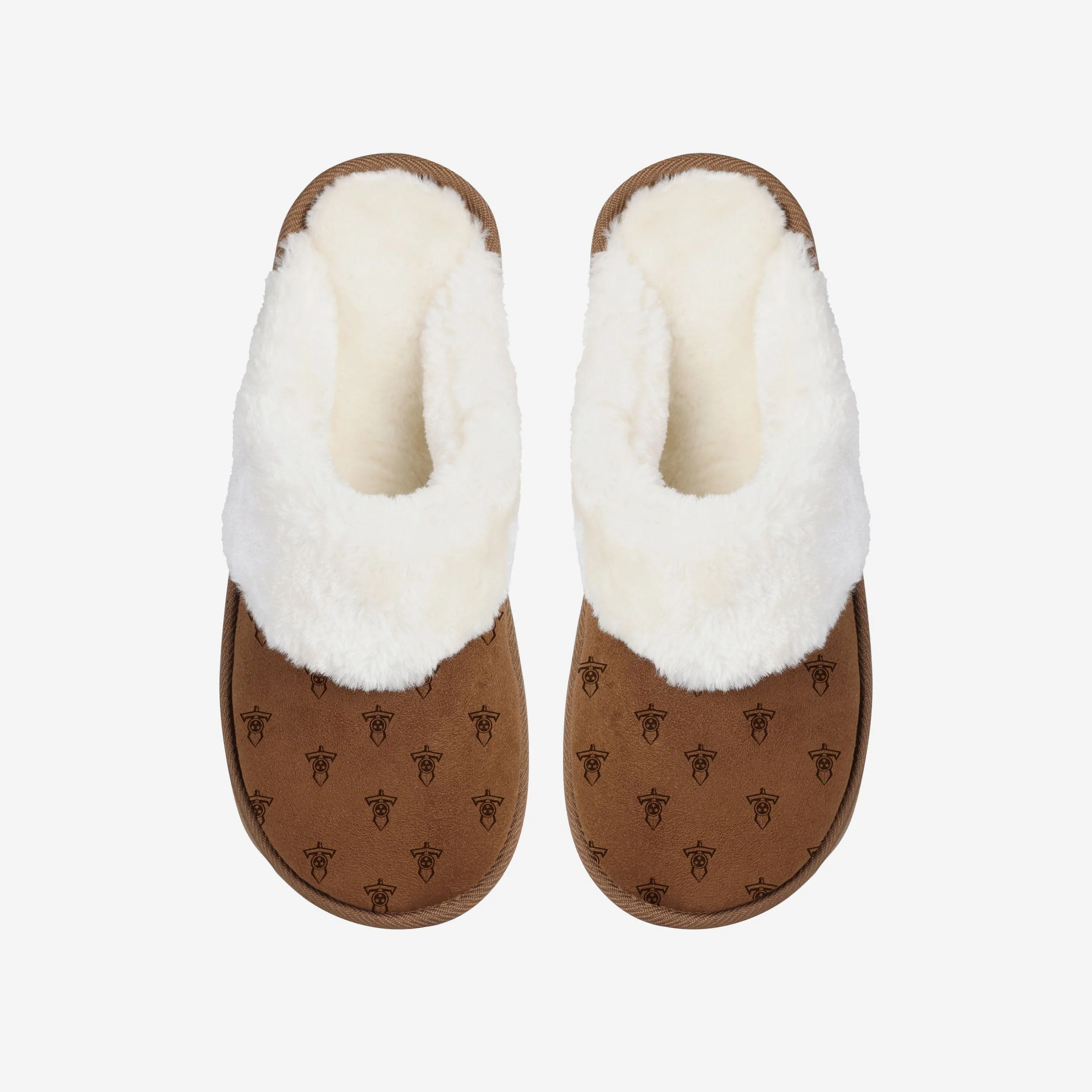 Tennessee Titans Womens Repeat Logo Moccasin Slipper - Image 2