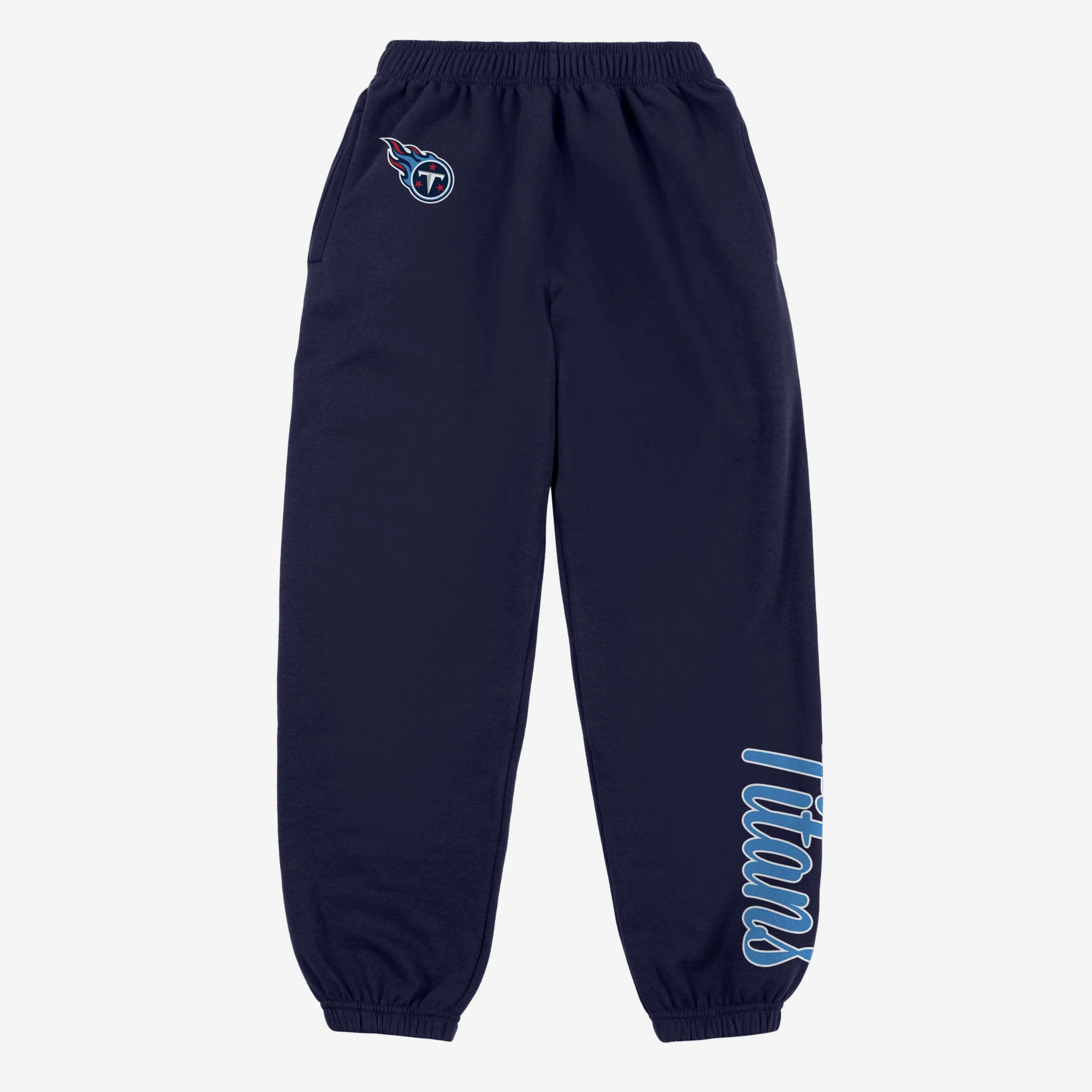 Tennessee Titans Womens Script Wordmark Team Color Sweatpants - Image 5