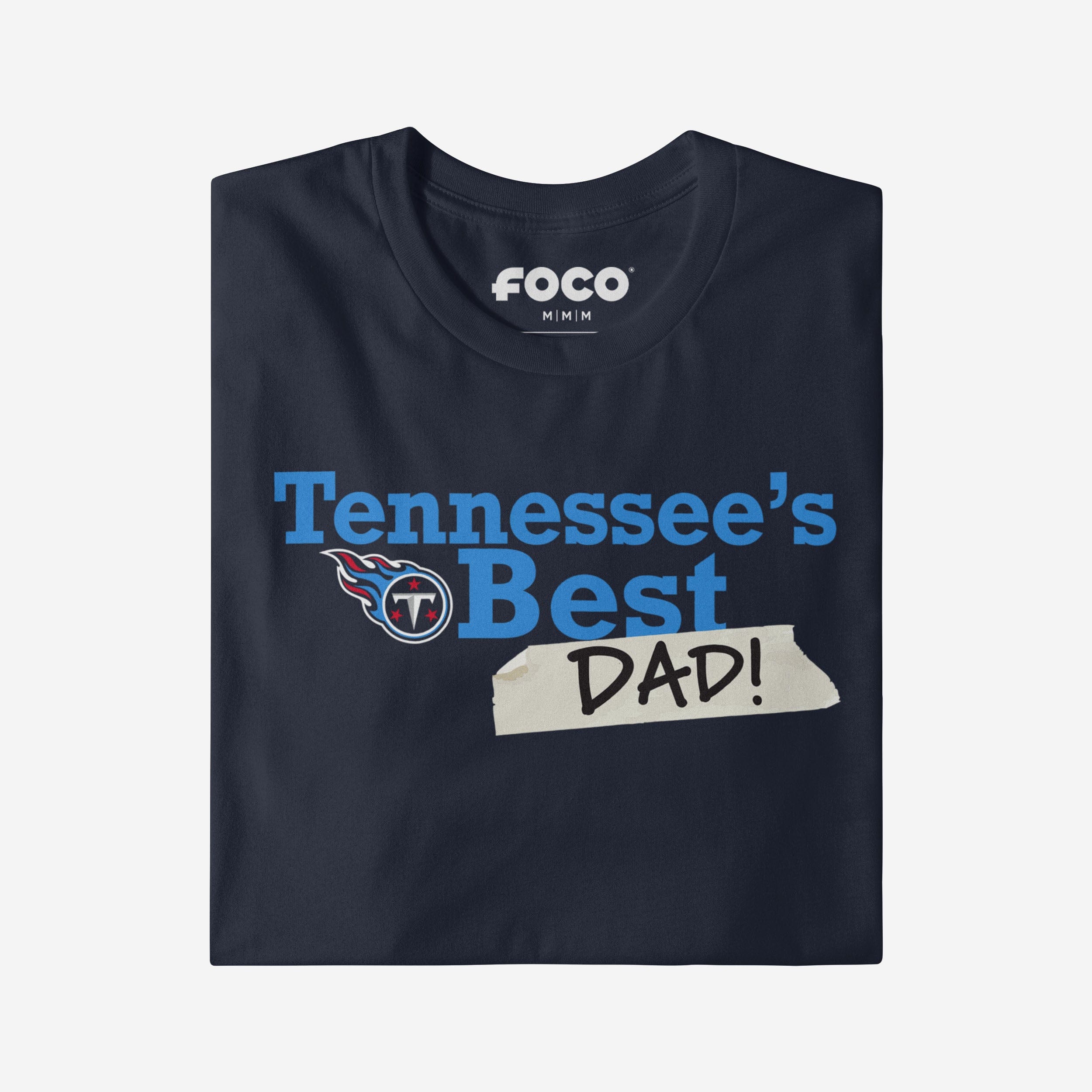 Tennessee Titans World's Best Dad T-Shirt - Image 3