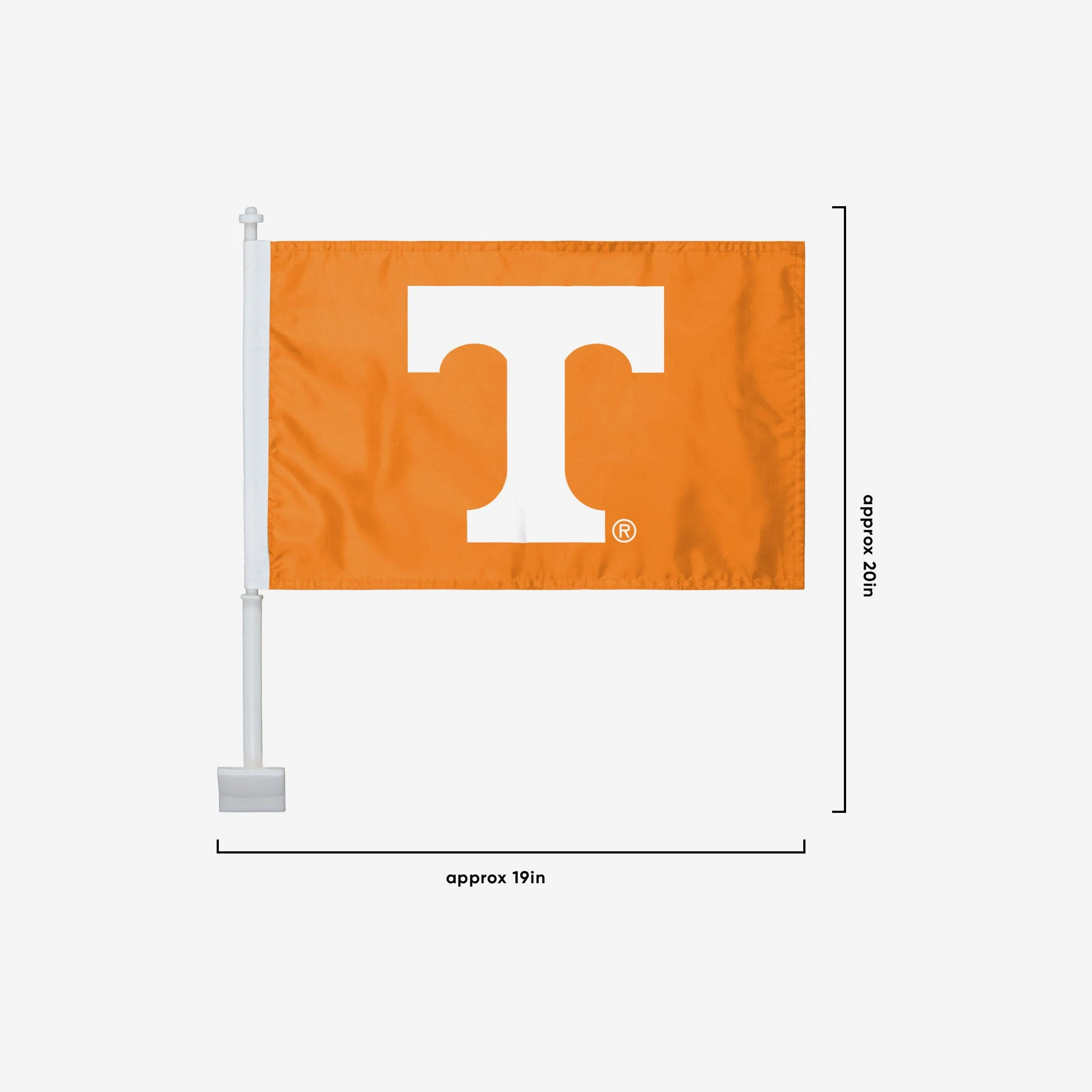 Tennessee Volunteers 2 Pack Solid Car Flag - Image 3