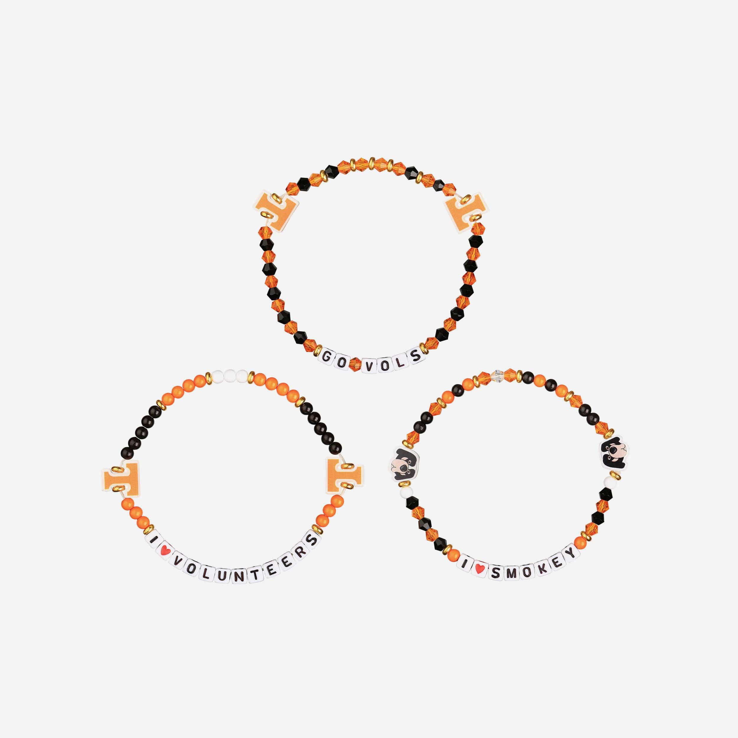 Tennessee Volunteers 3 Pack Friendship Bracelet - Image 3