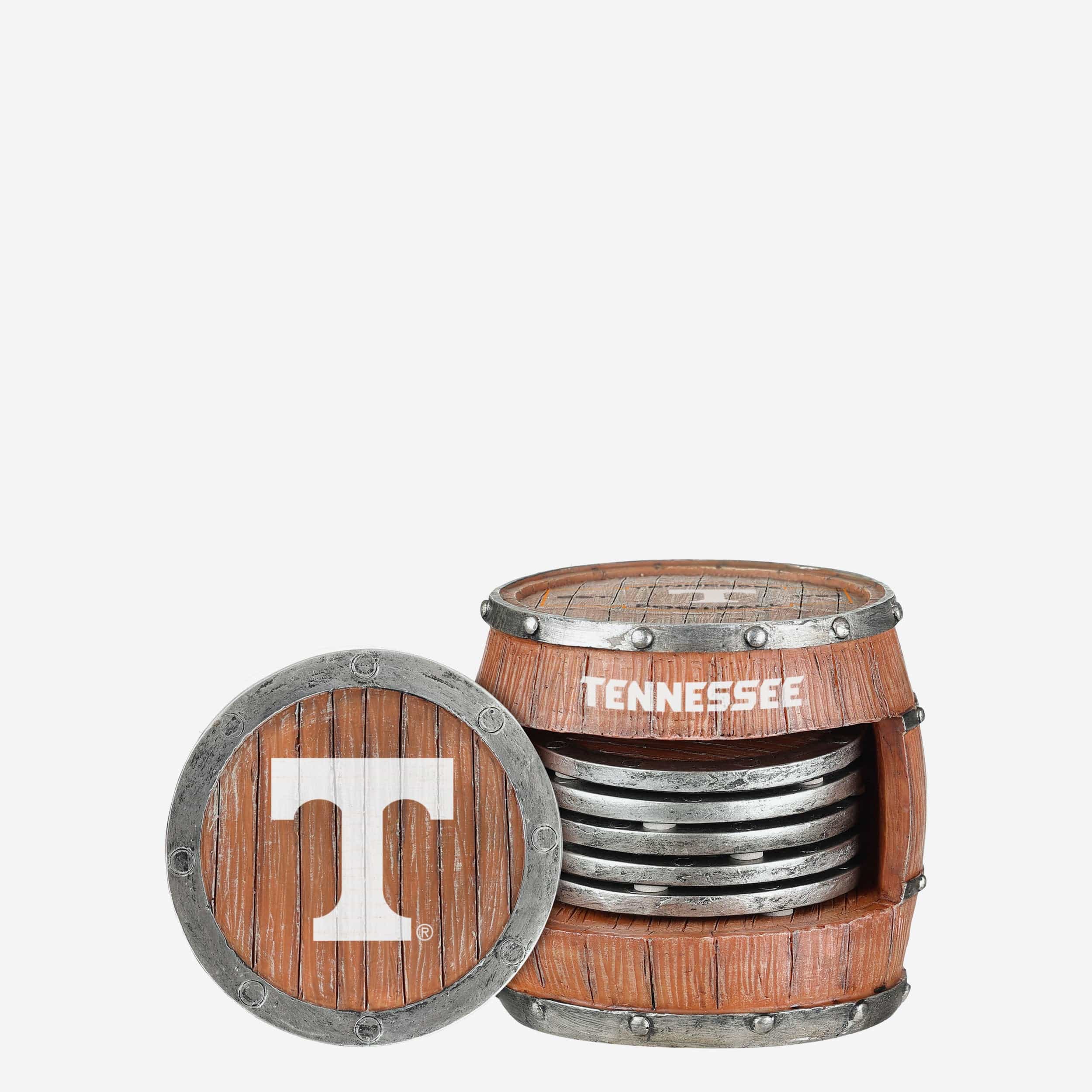Tennessee Volunteers 5 Pack Barrel Coaster Set