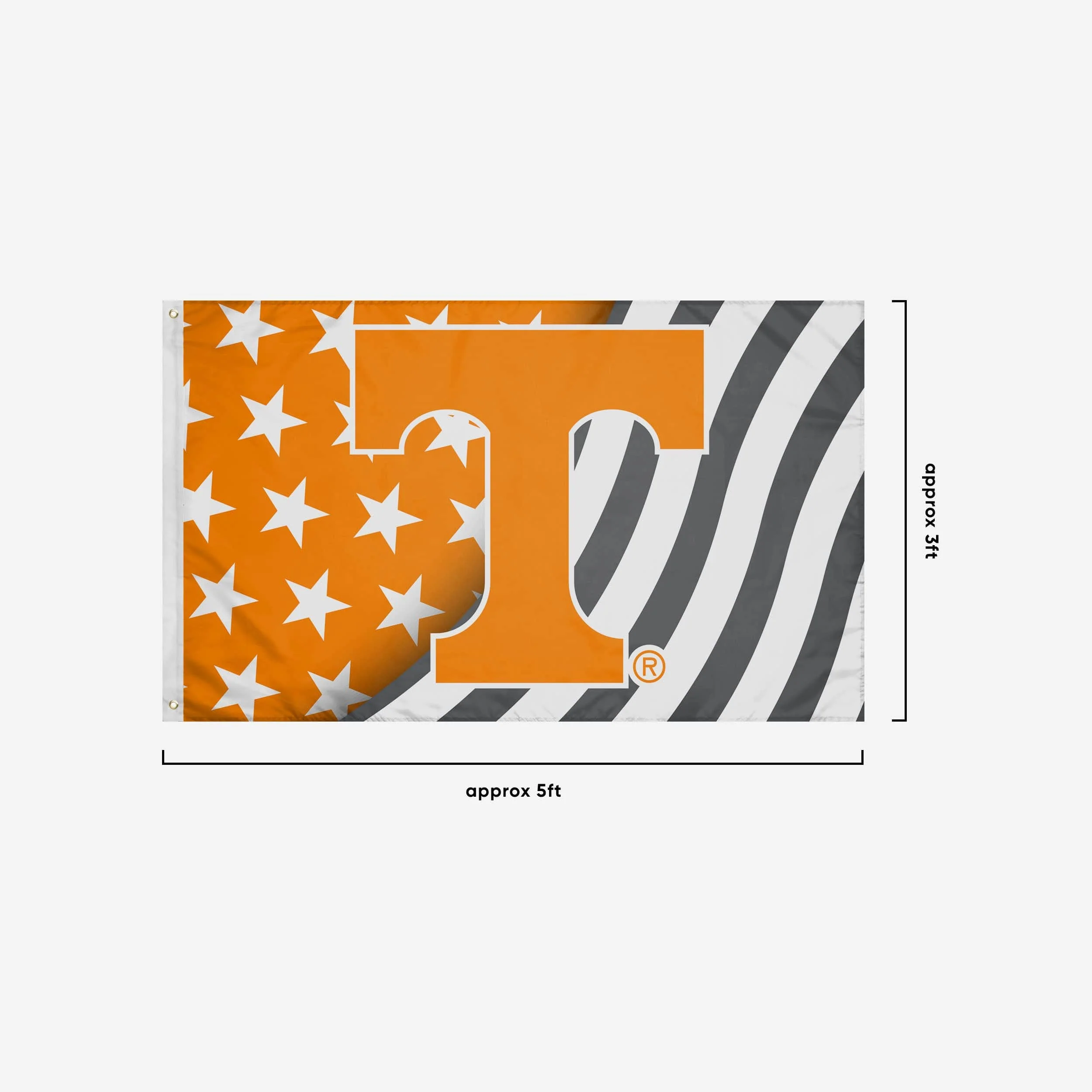 Tennessee Volunteers Americana Horizontal Flag - Image 3