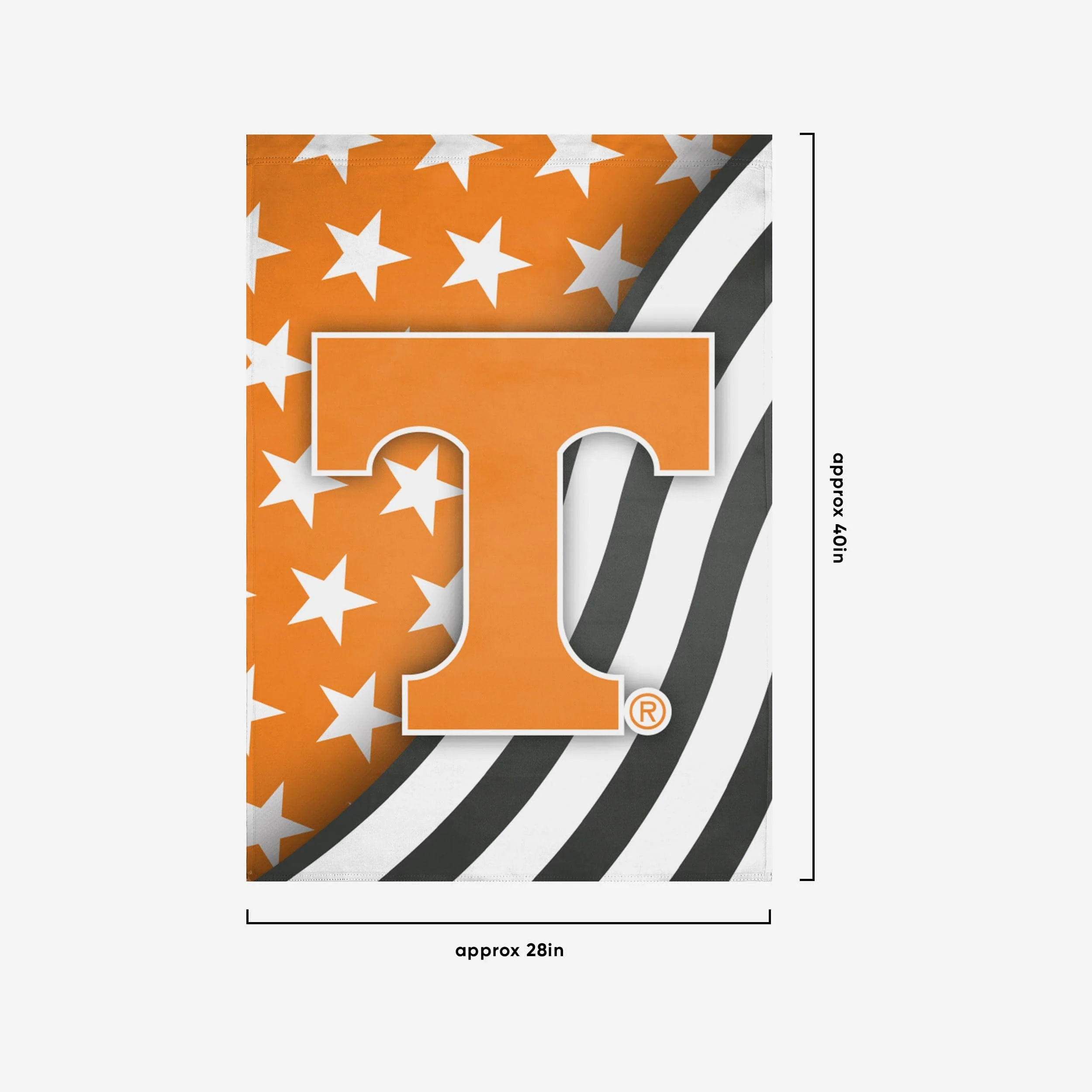 Tennessee Volunteers Americana Vertical Flag - Image 3