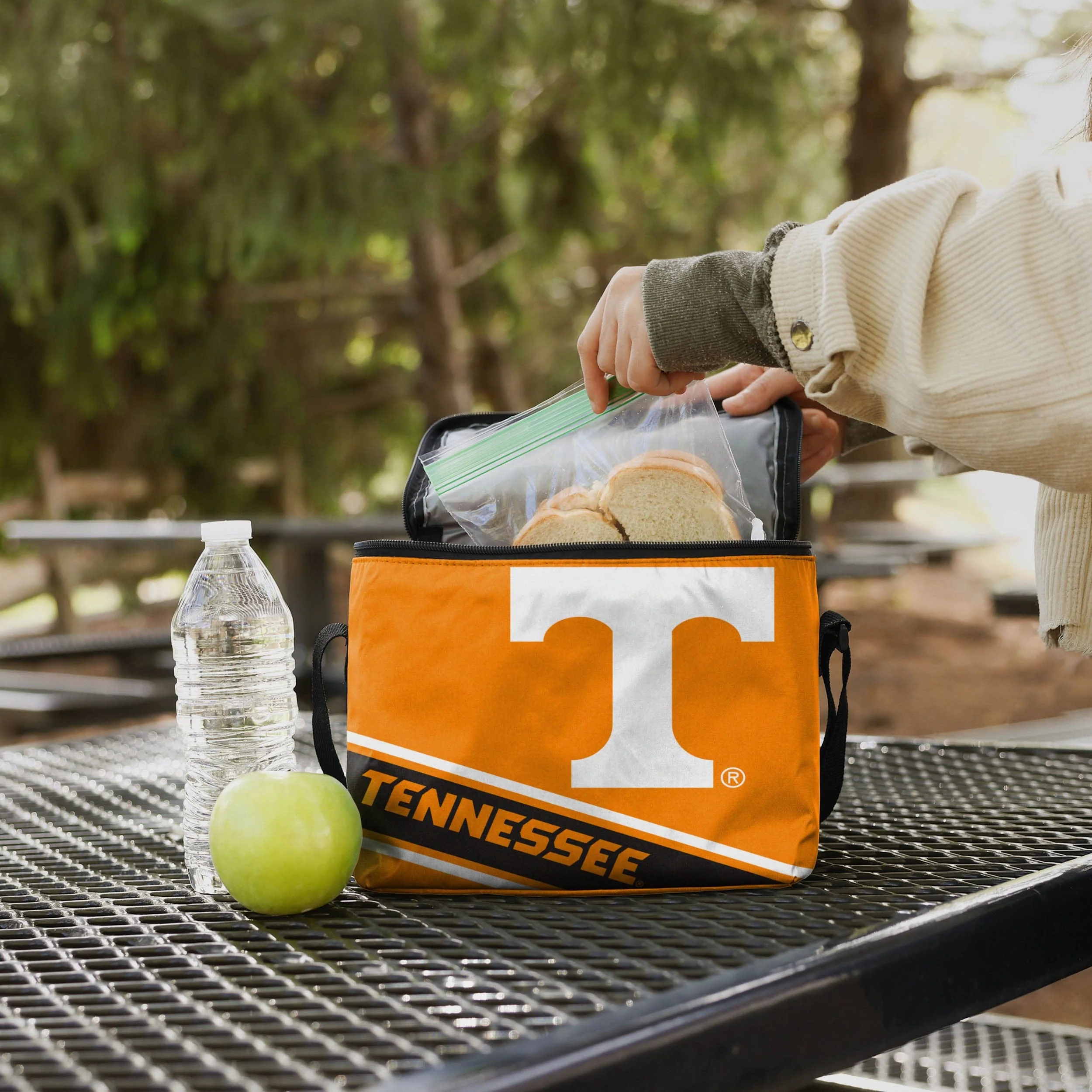 Tennessee Volunteers Big Logo Stripe 6 Pack Cooler - Image 3