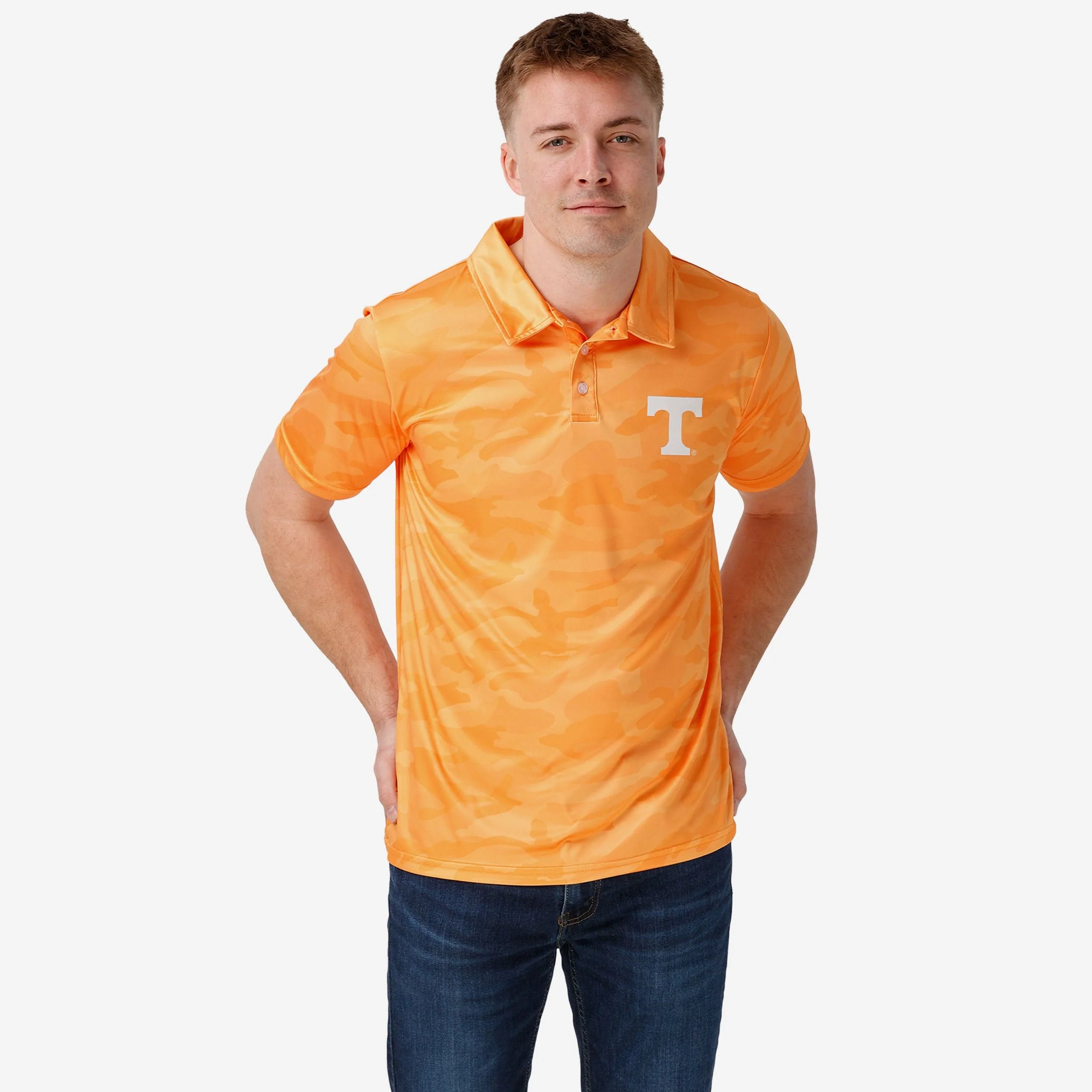 Tennessee Volunteers Color Camo Polyester Polo