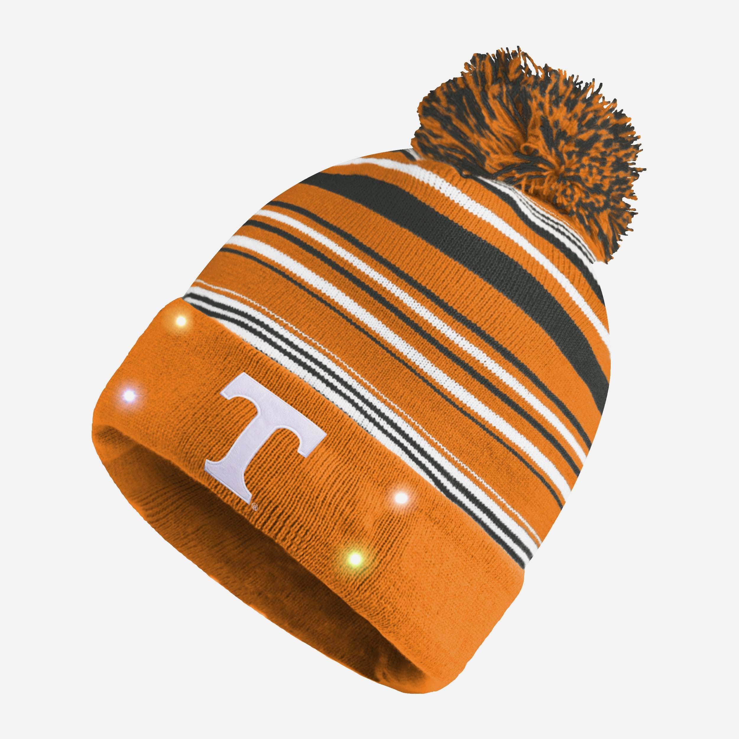Tennessee Volunteers Horizontal Stripe Light Up Beanie