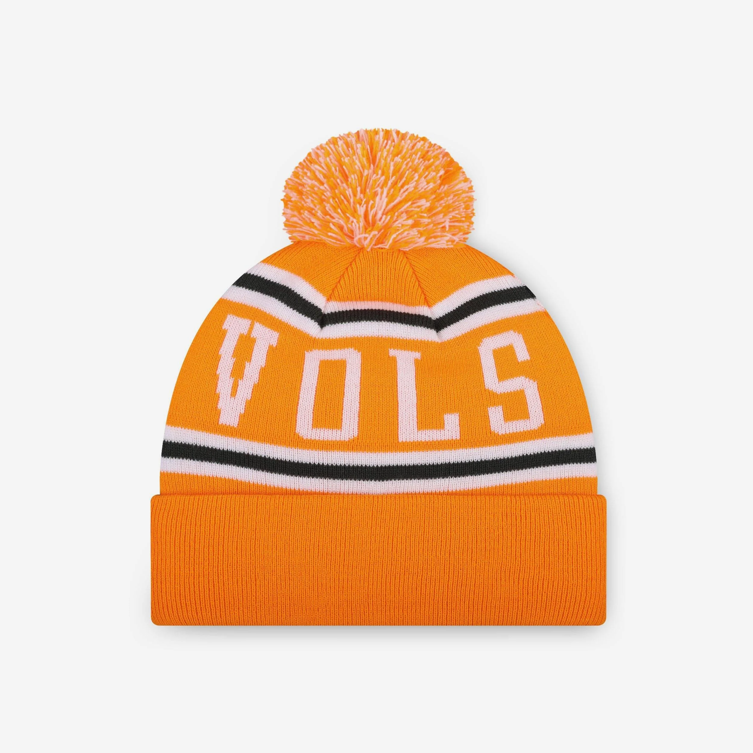 Tennessee Volunteers Primary Stripe Pom Beanie - Image 2