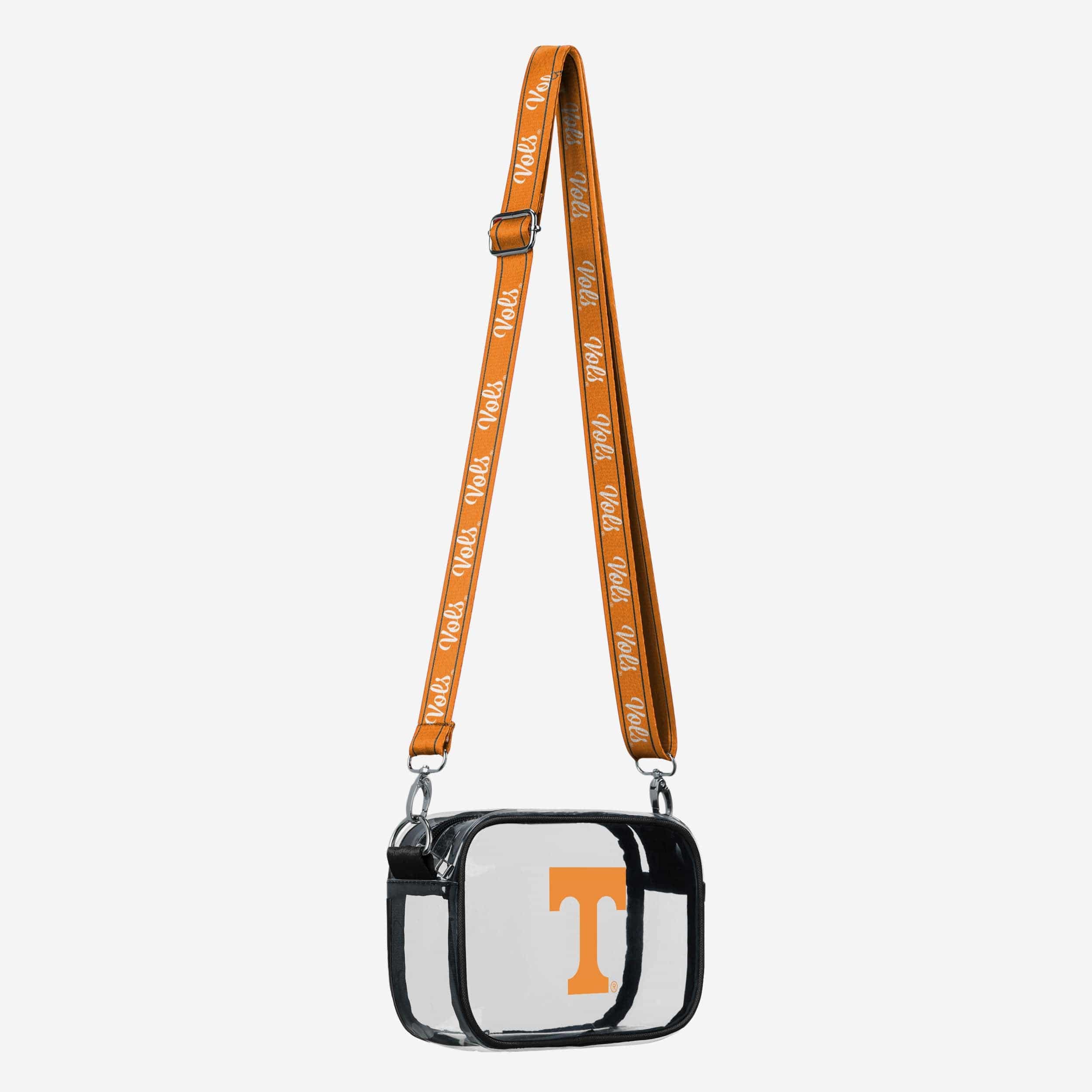 Tennessee Volunteers Team Stripe Clear Crossbody Bag - Image 2