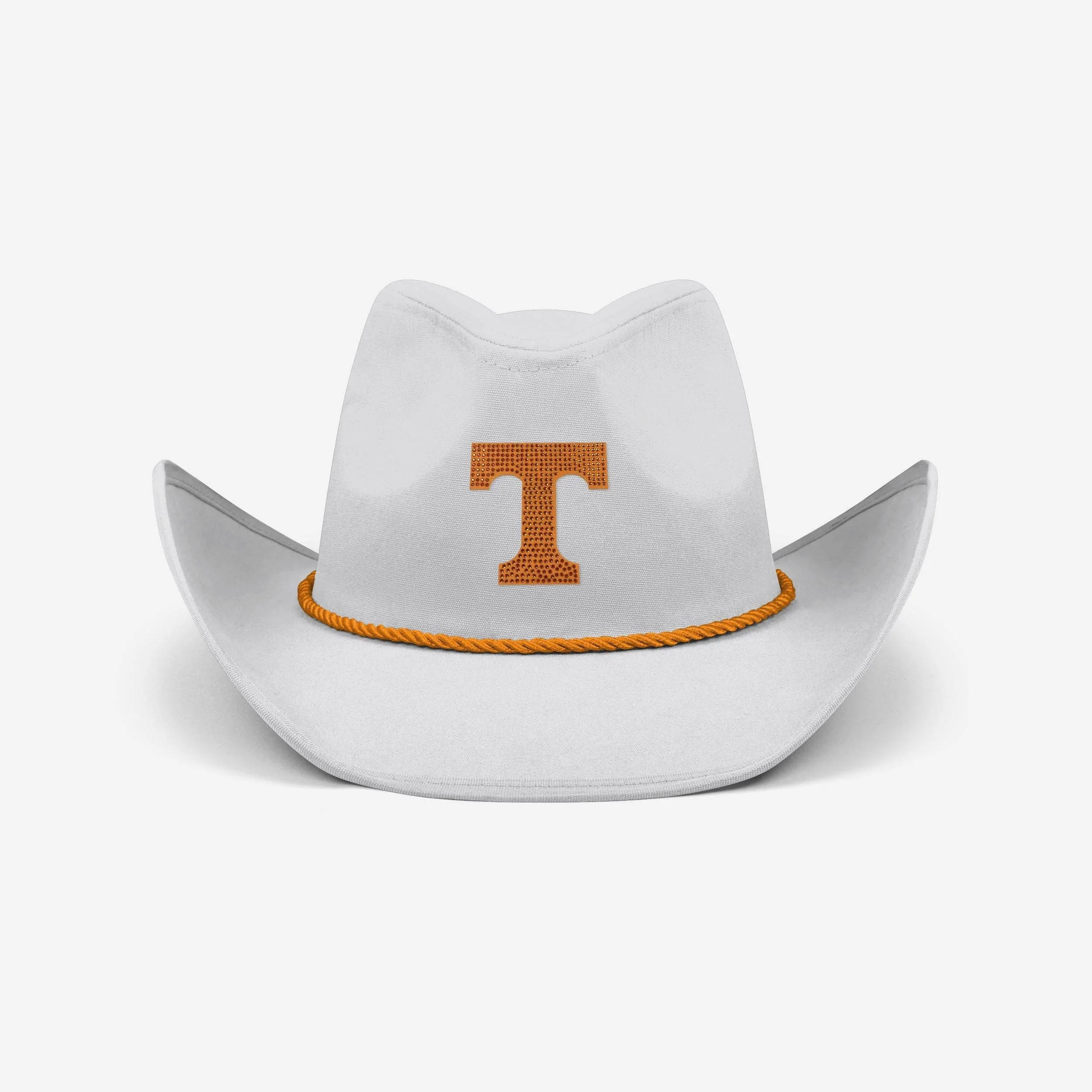 Tennessee Volunteers White Rhinestone Logo Cowboy Hat - Image 3