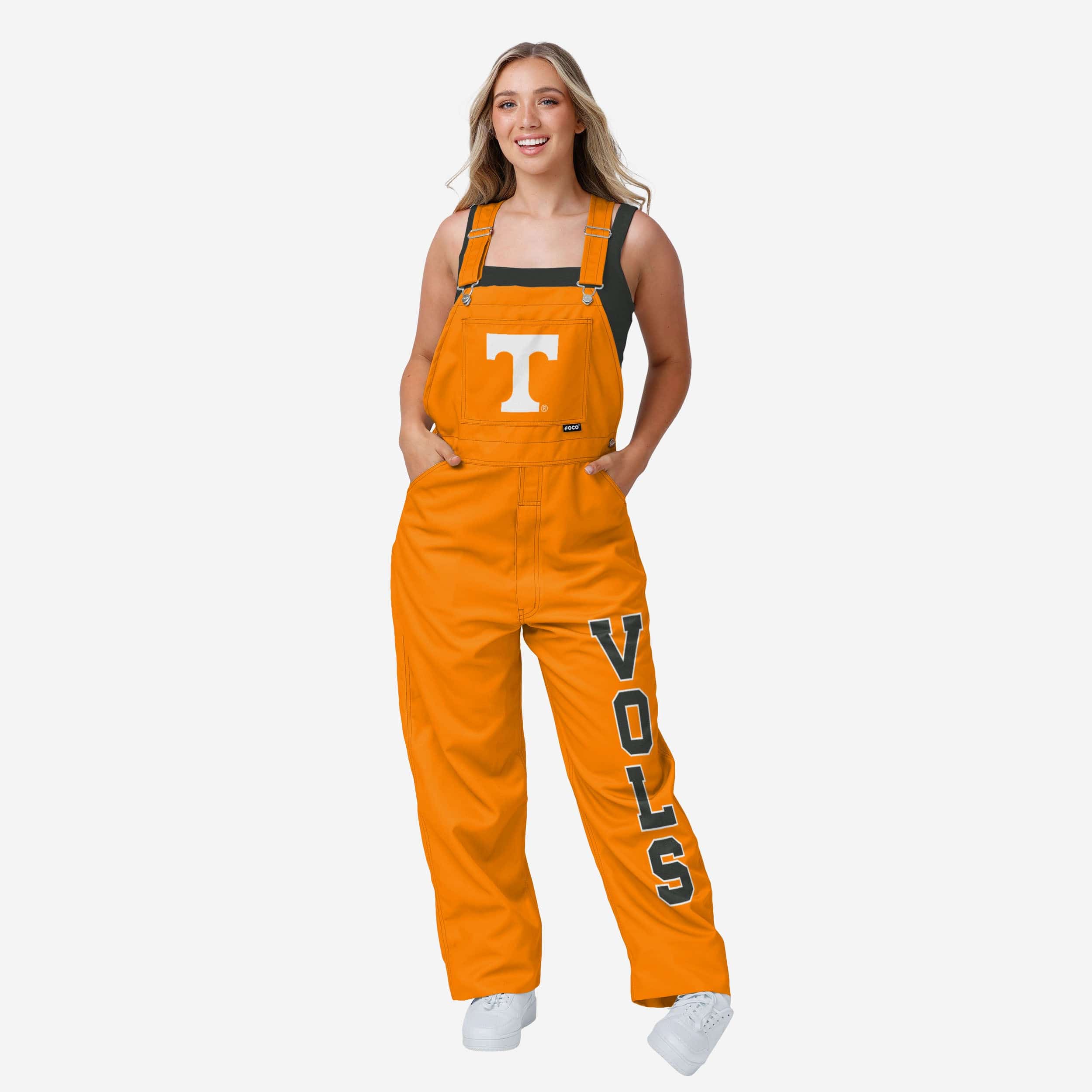 Tennessee Volunteers Womens Big Logo Bib Overalls