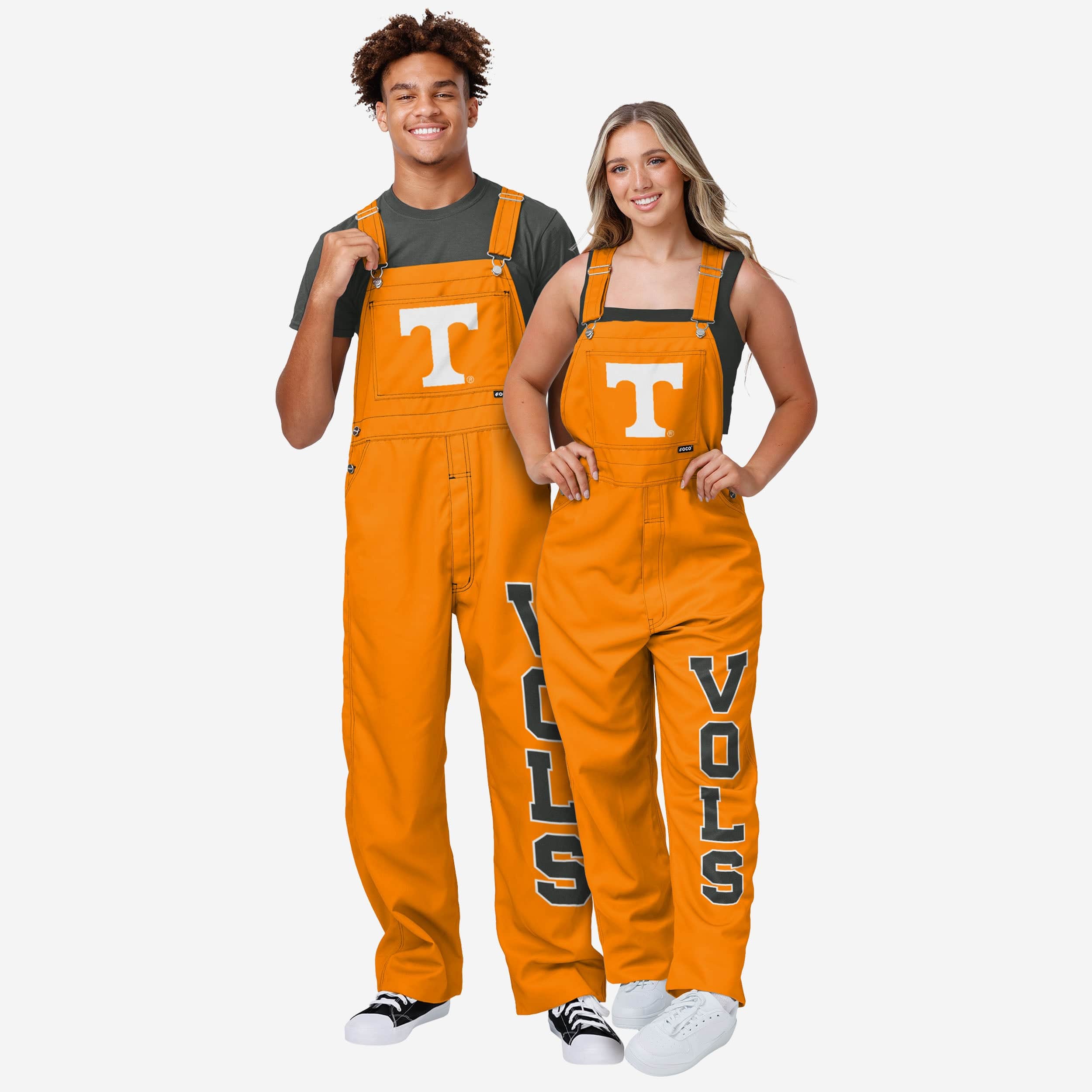 Tennessee Volunteers Womens Big Logo Bib Overalls - Image 3