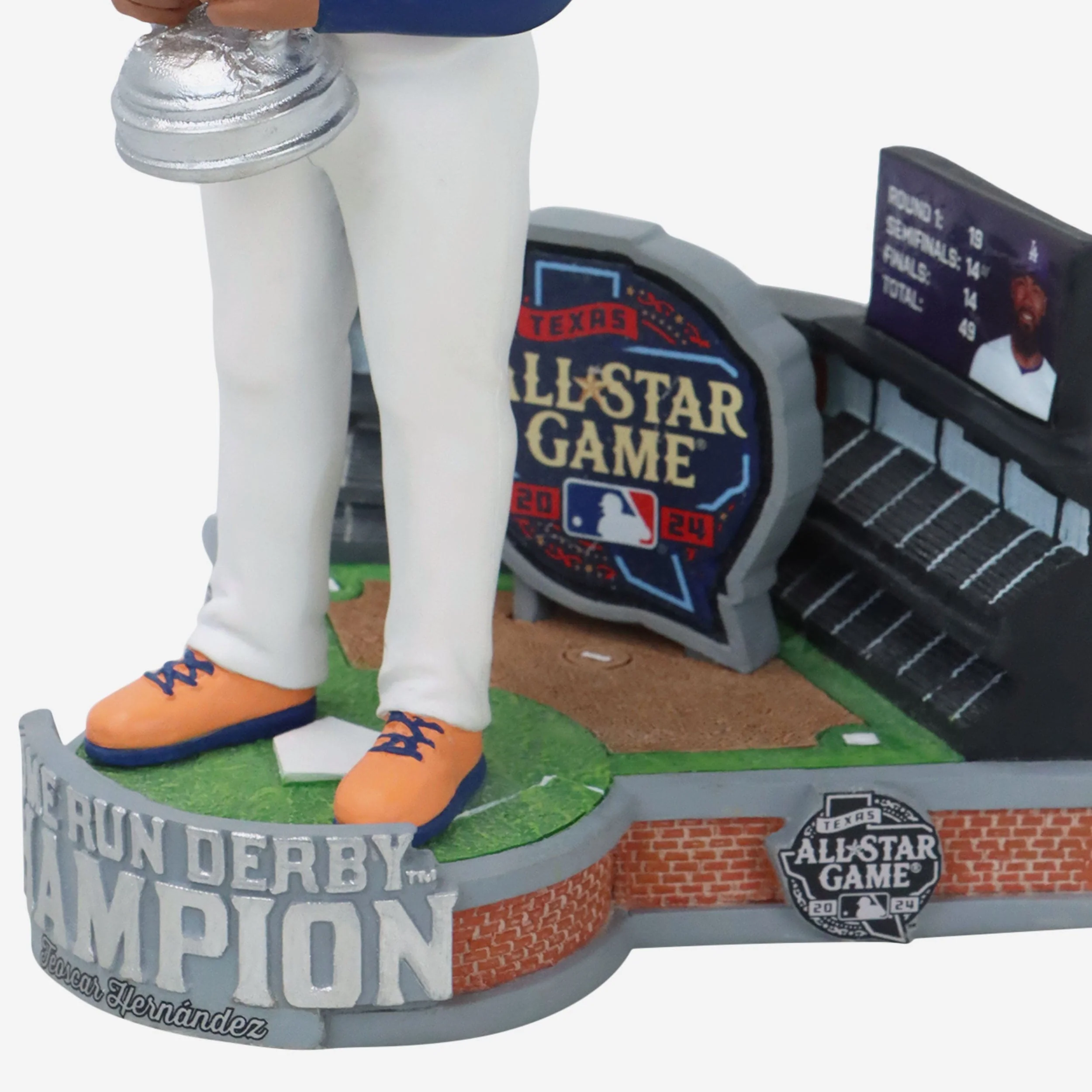 Teoscar Hernandez Los Angeles Dodgers 2024 Home Run Derby Champion Bobblehead - Image 3