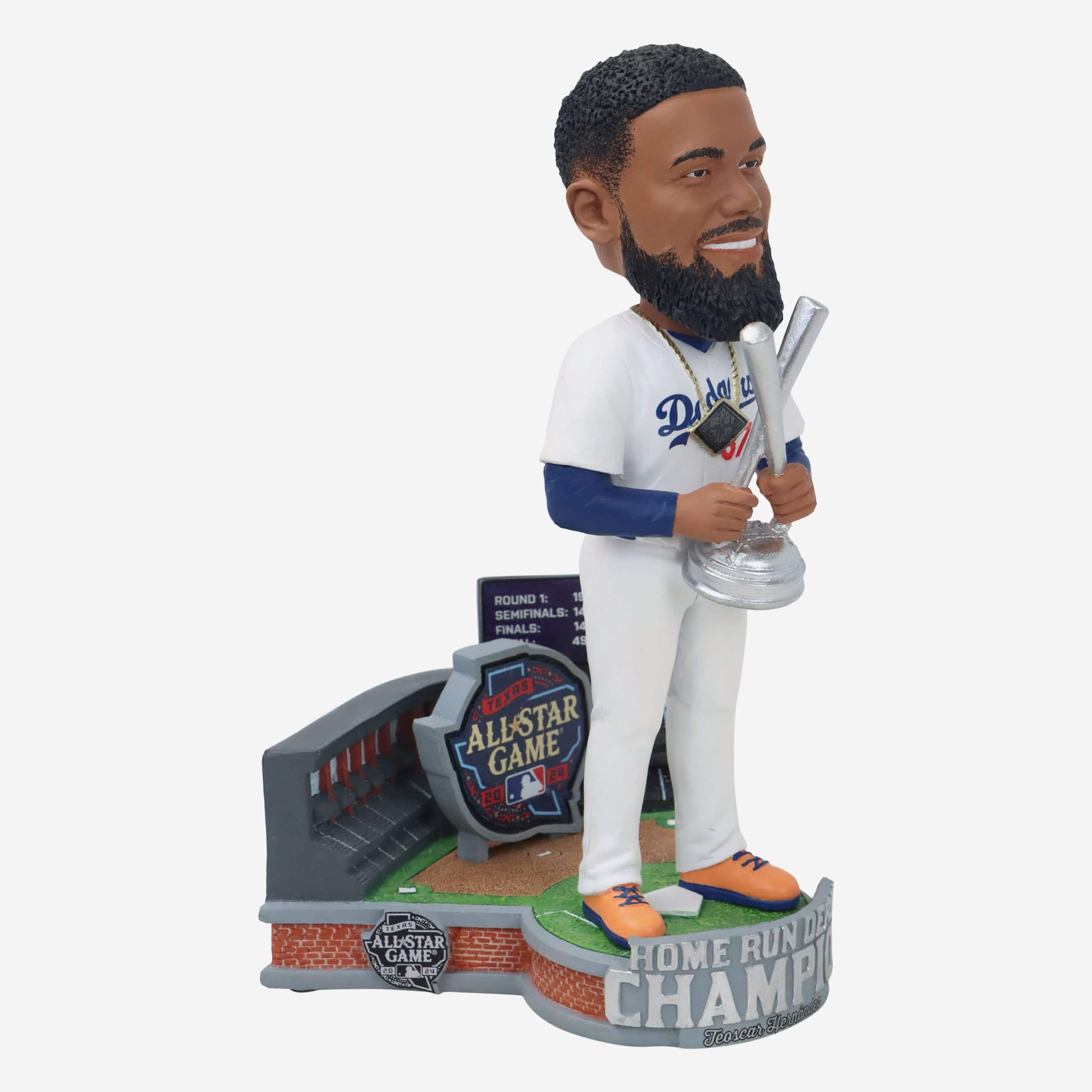 Teoscar Hernandez Los Angeles Dodgers 2024 Home Run Derby Champion Bobblehead - Image 4