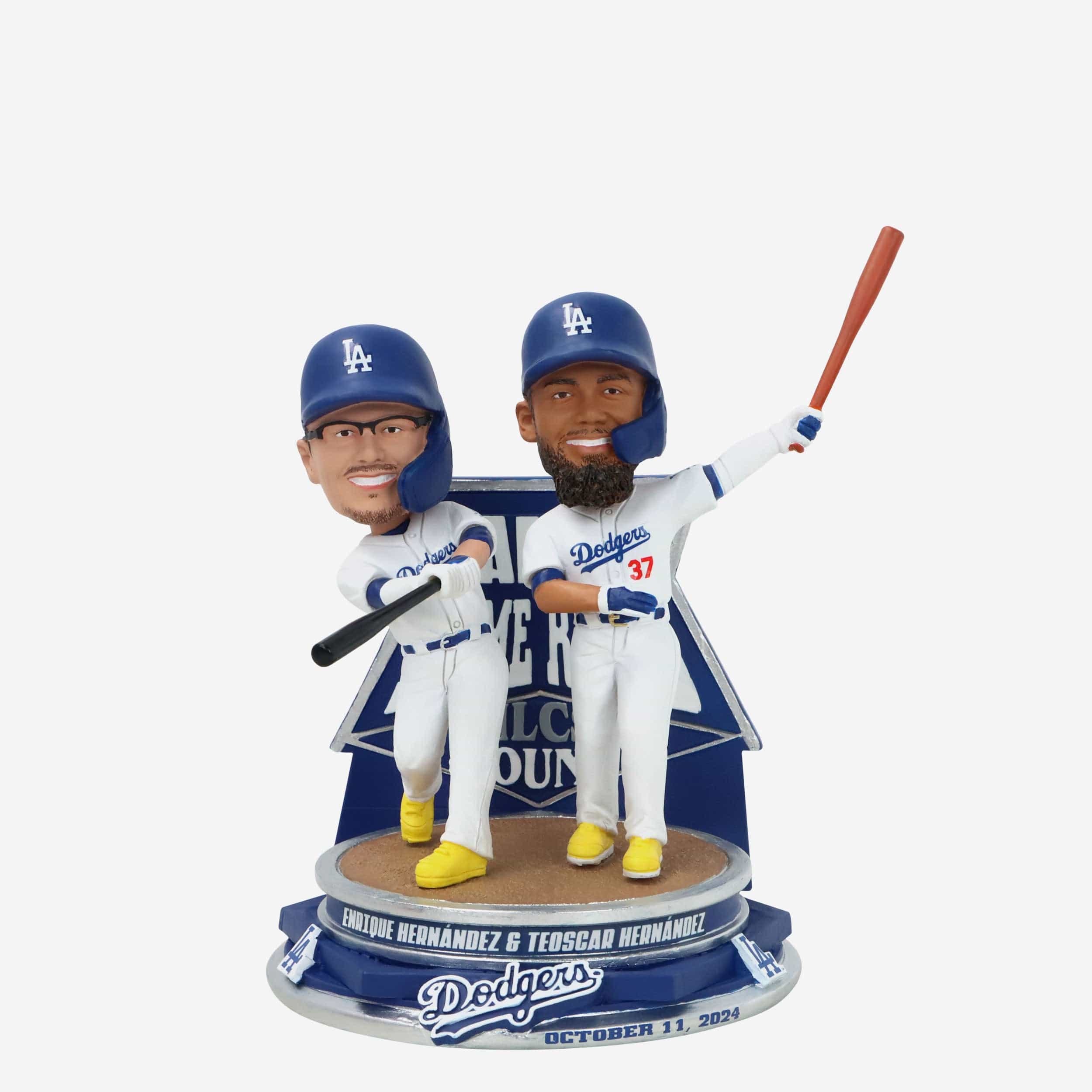 Teoscar Hernandez & Kike Hernandez Los Angeles Dodgers Game 5 Home Run Dual Bobblehead