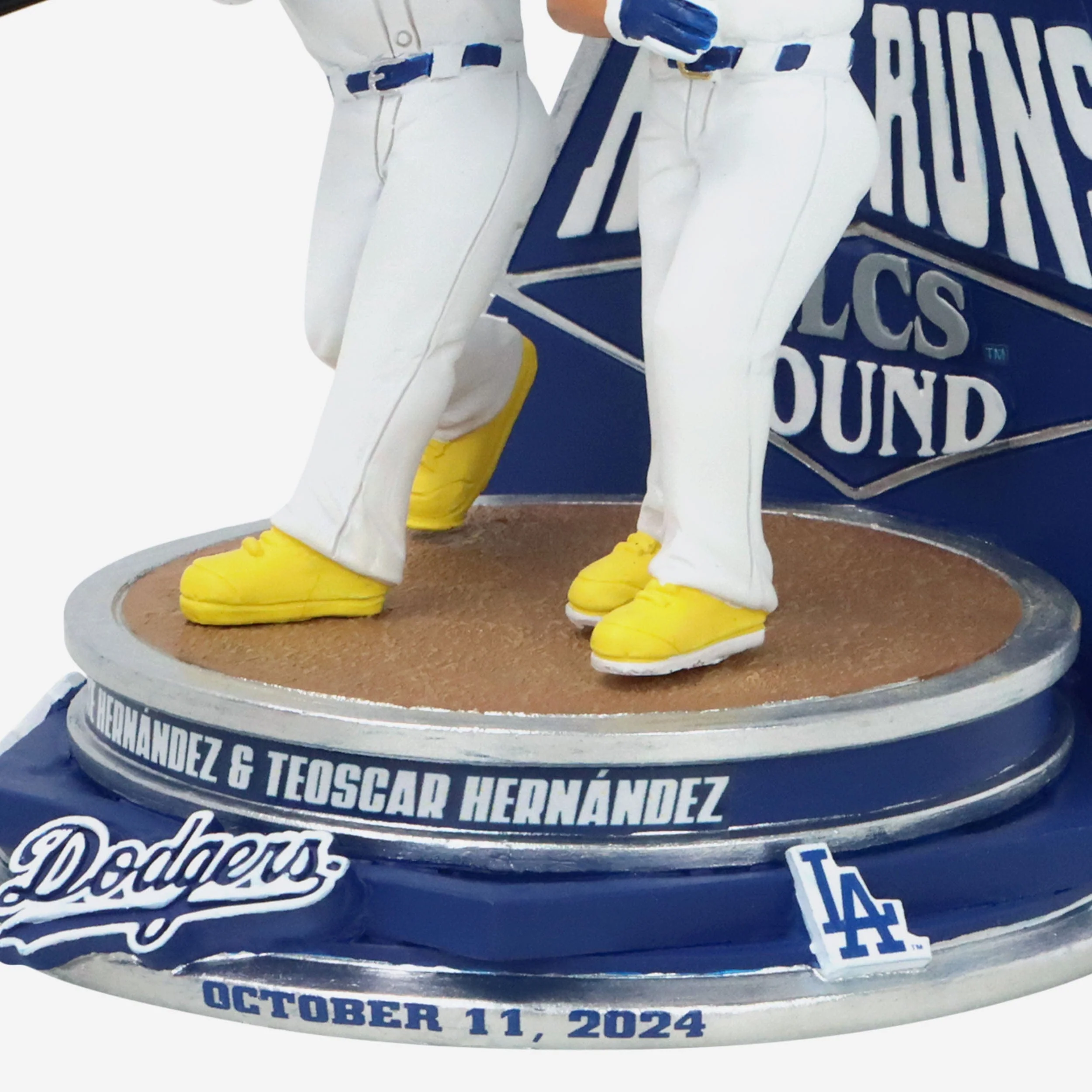 Teoscar Hernandez & Kike Hernandez Los Angeles Dodgers Game 5 Home Run Dual Bobblehead - Image 4