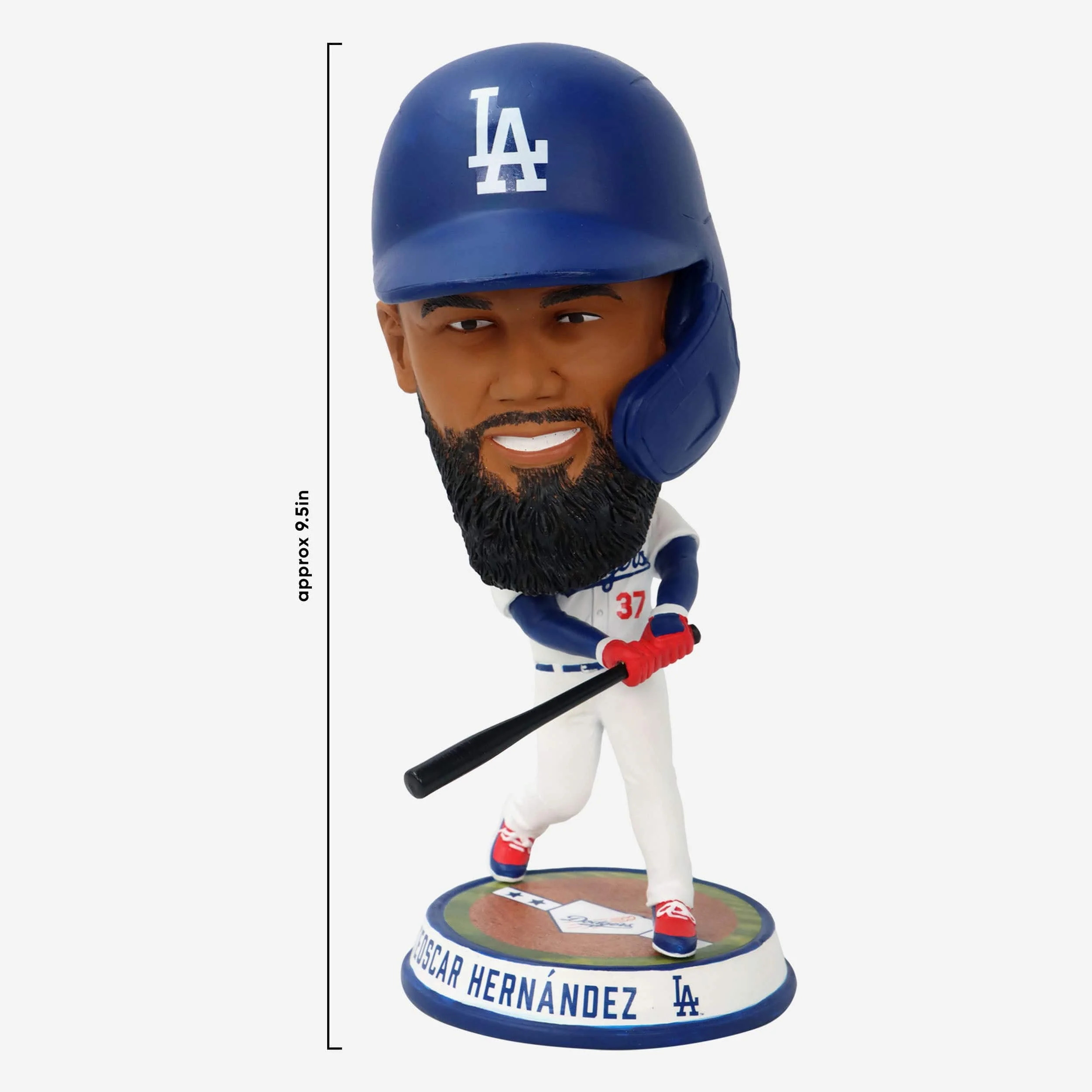 Teoscar Hernandez Los Angeles Dodgers Field Stripe Bighead Bobblehead - Image 4