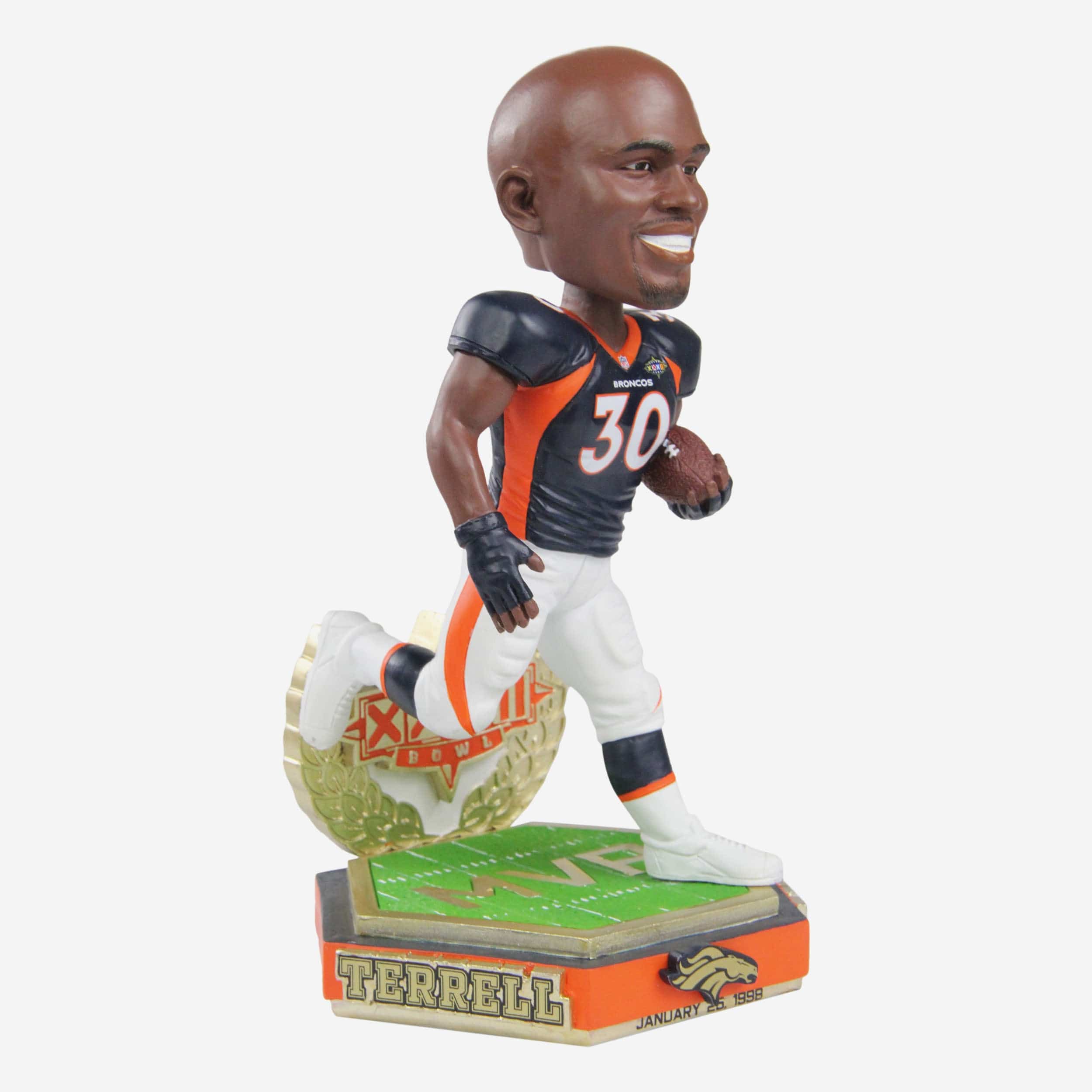 Terrell Davis Denver Broncos Super Bowl XXXII MVP 25th Anniversary Bobblehead - Image 4