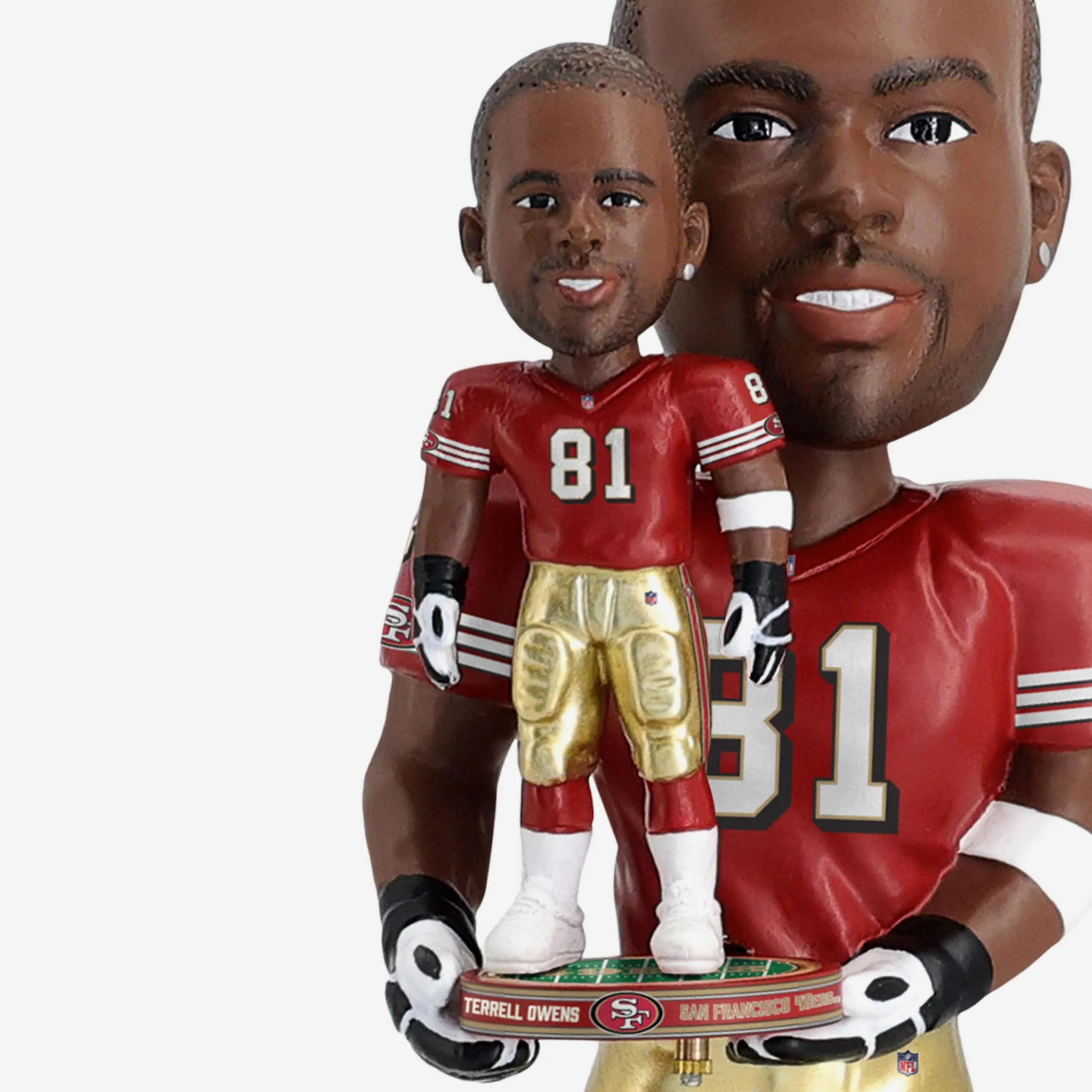 Terrell Owens San Francisco 49ers Bobble Dubblz Bobblehead - Image 4