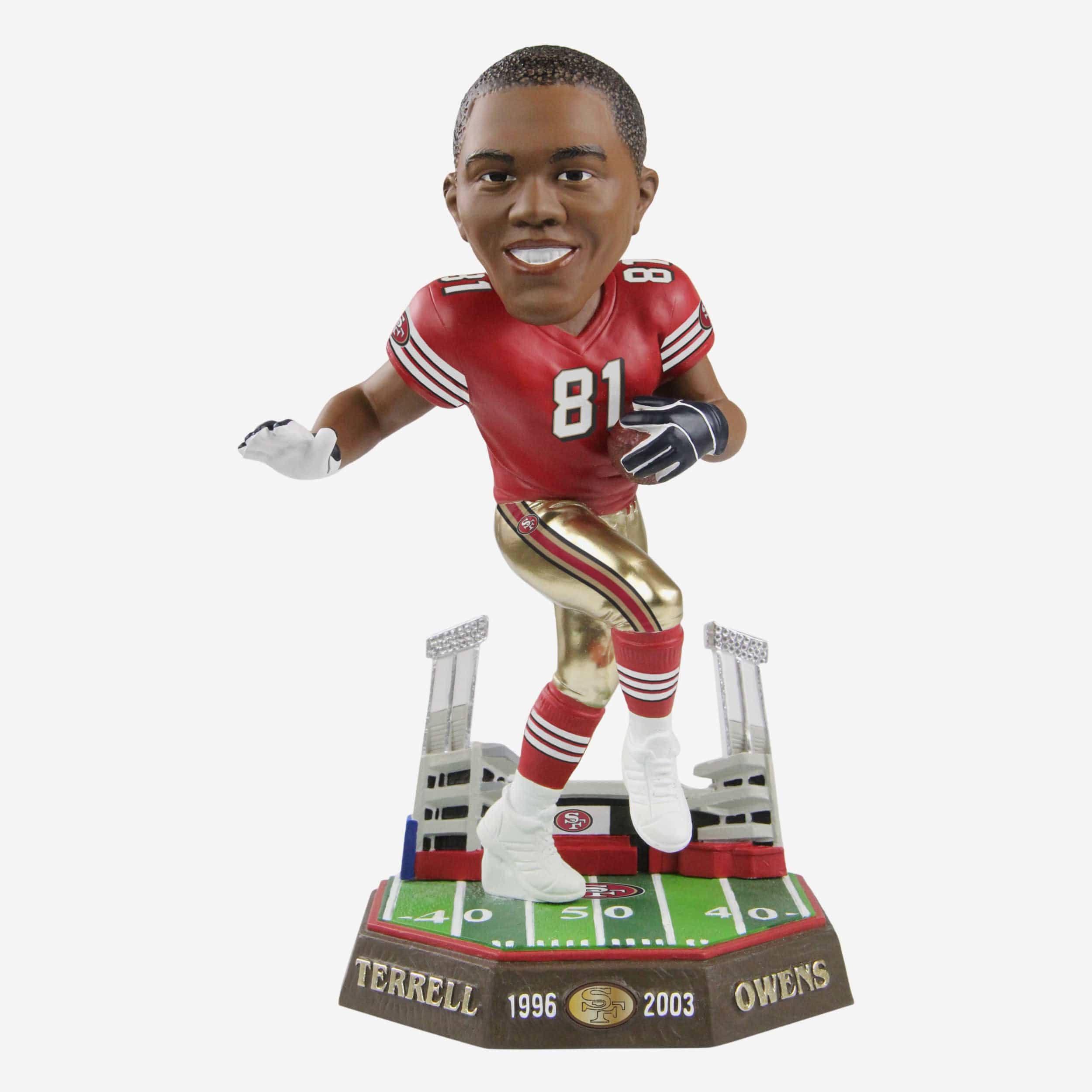 Terrell Owens San Francisco 49ers Retired Pro Gate Series Bobblehead
