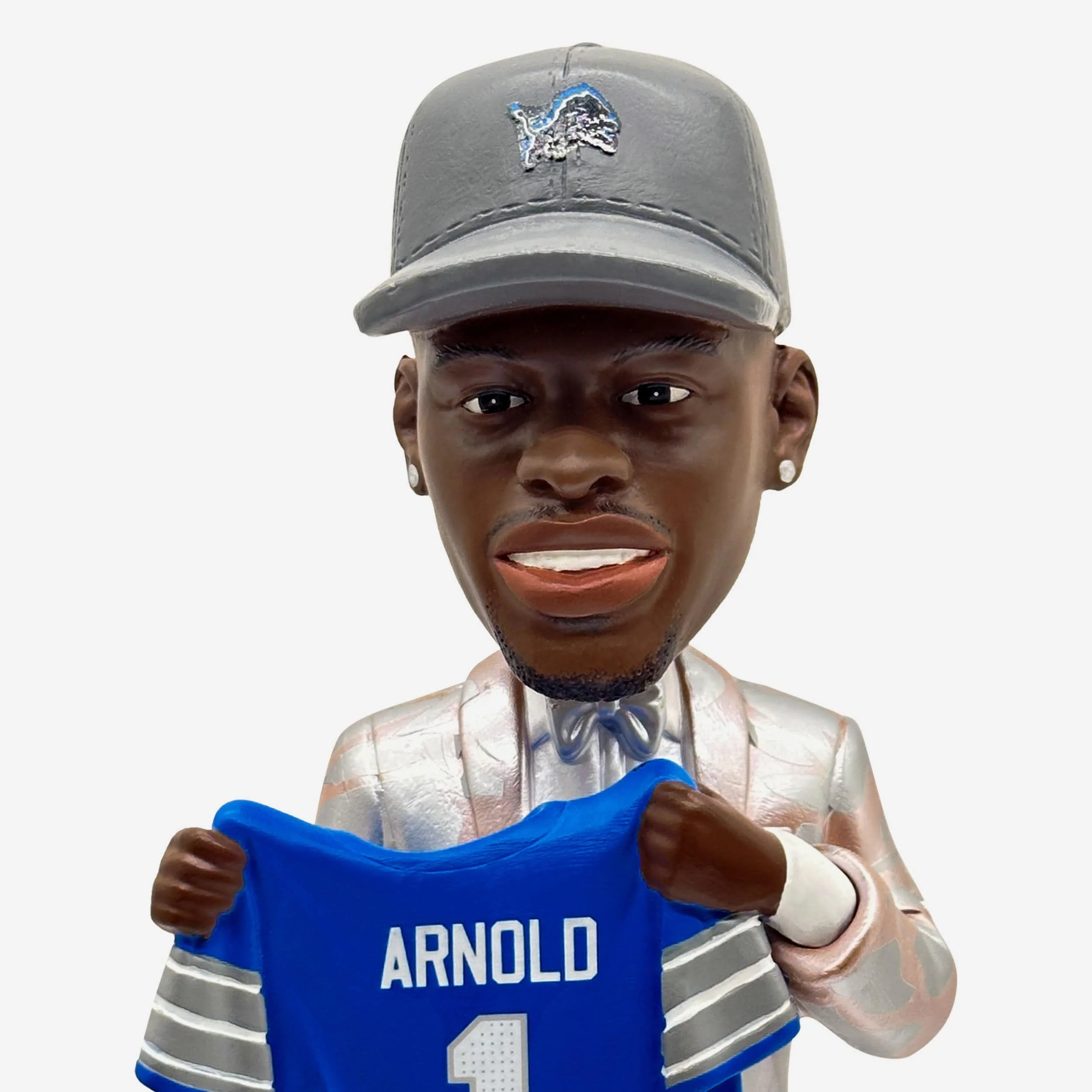 Terrion Arnold Detroit Lions 2024 Draft Pick Bobblehead - Image 2