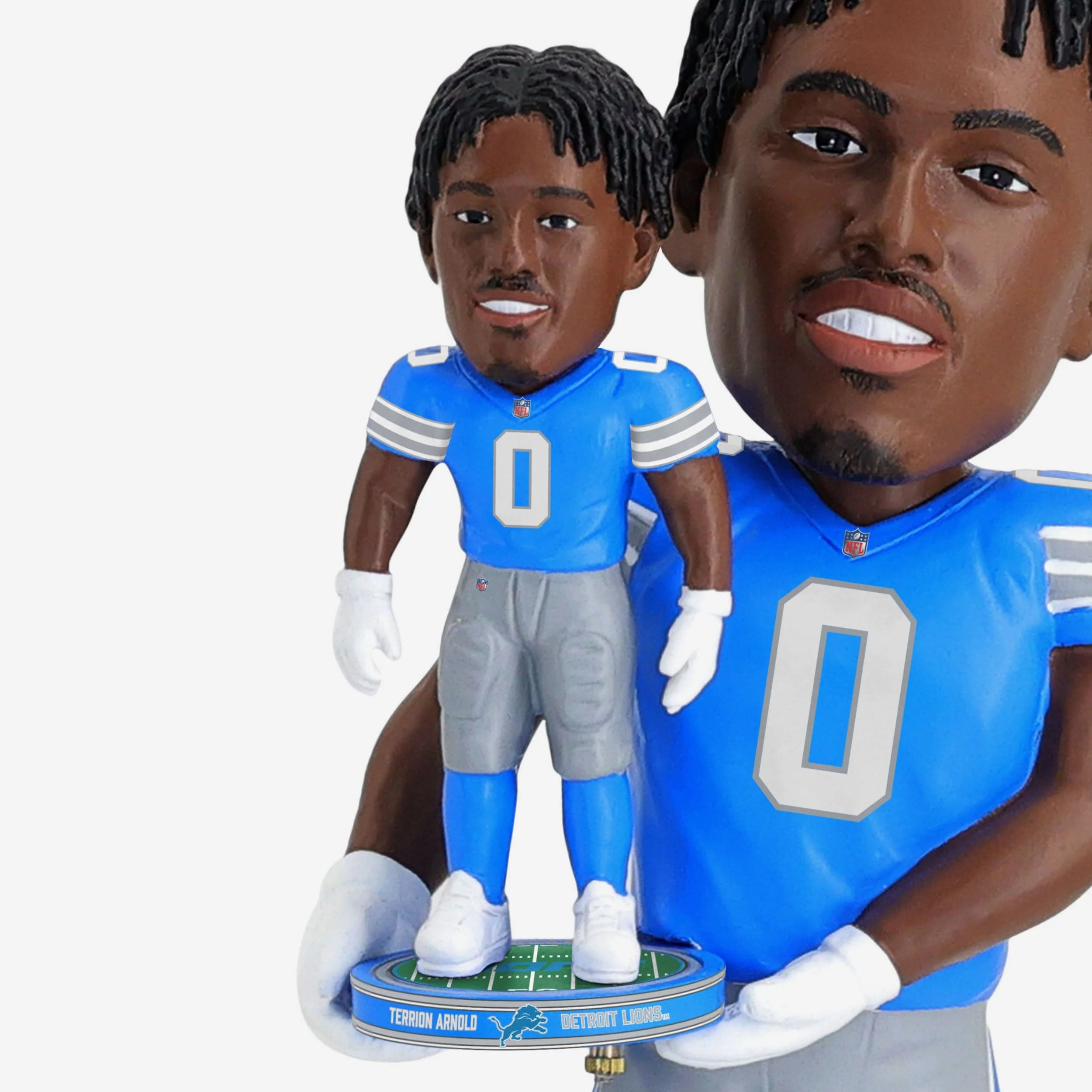 Terrion Arnold Detroit Lions Bobble Dubblz Bobblehead - Image 4