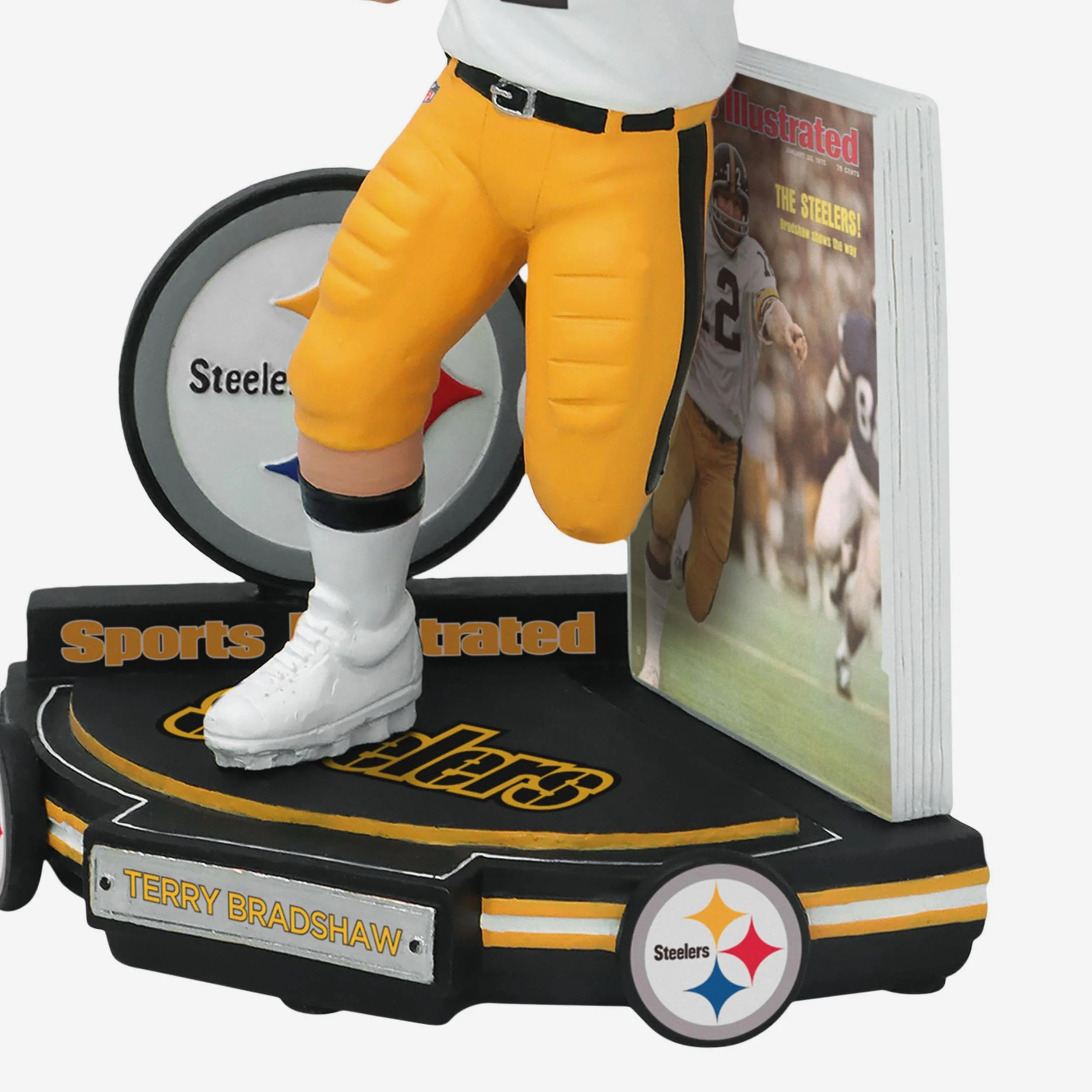 Terry Bradshaw Pittsburgh Steelers Shows the Way Sports Illustrated Cover Bobblehead - Image 3