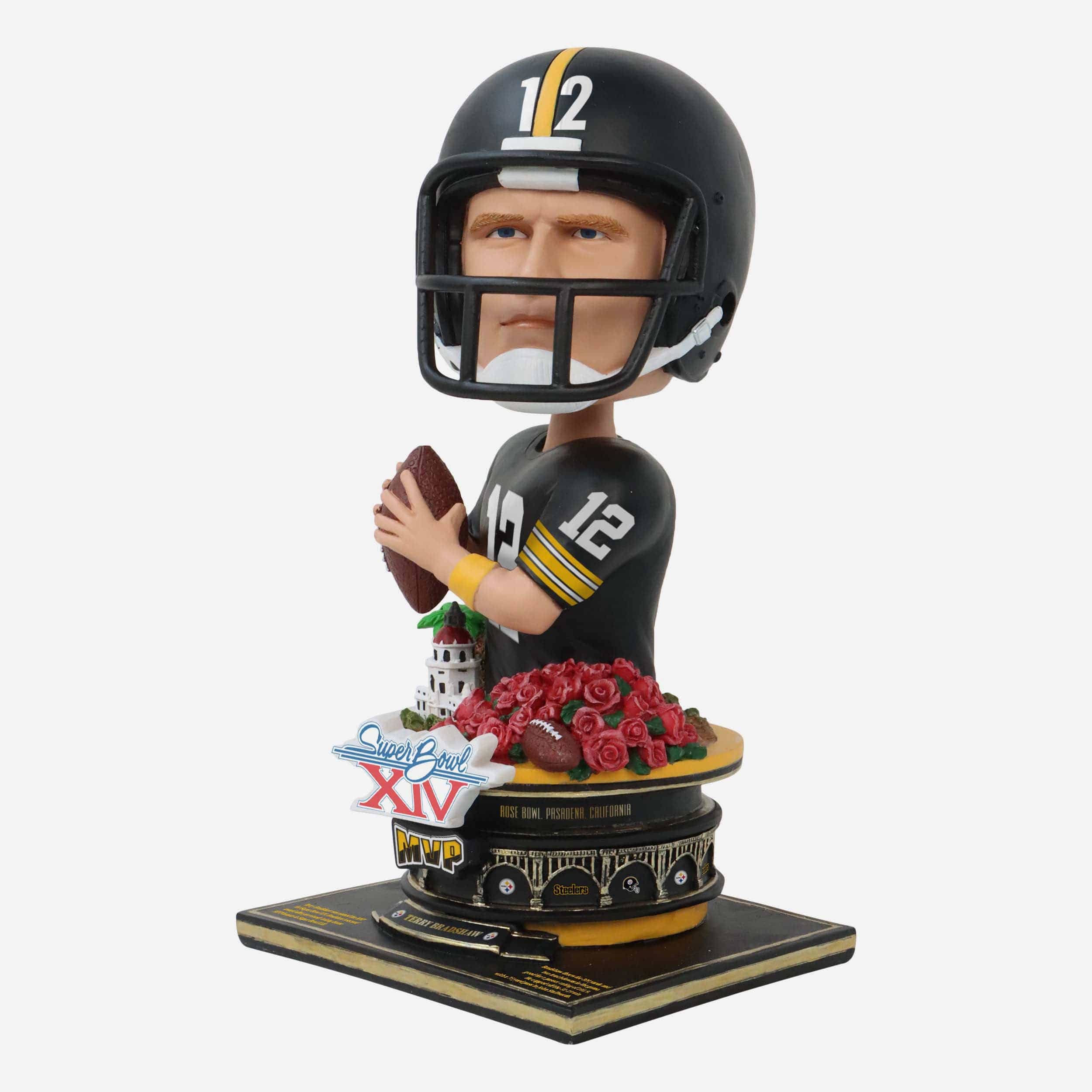 Terry Bradshaw Pittsburgh Steelers Super Bowl XIV MVP Bust Bighead Bobblehead - Image 6