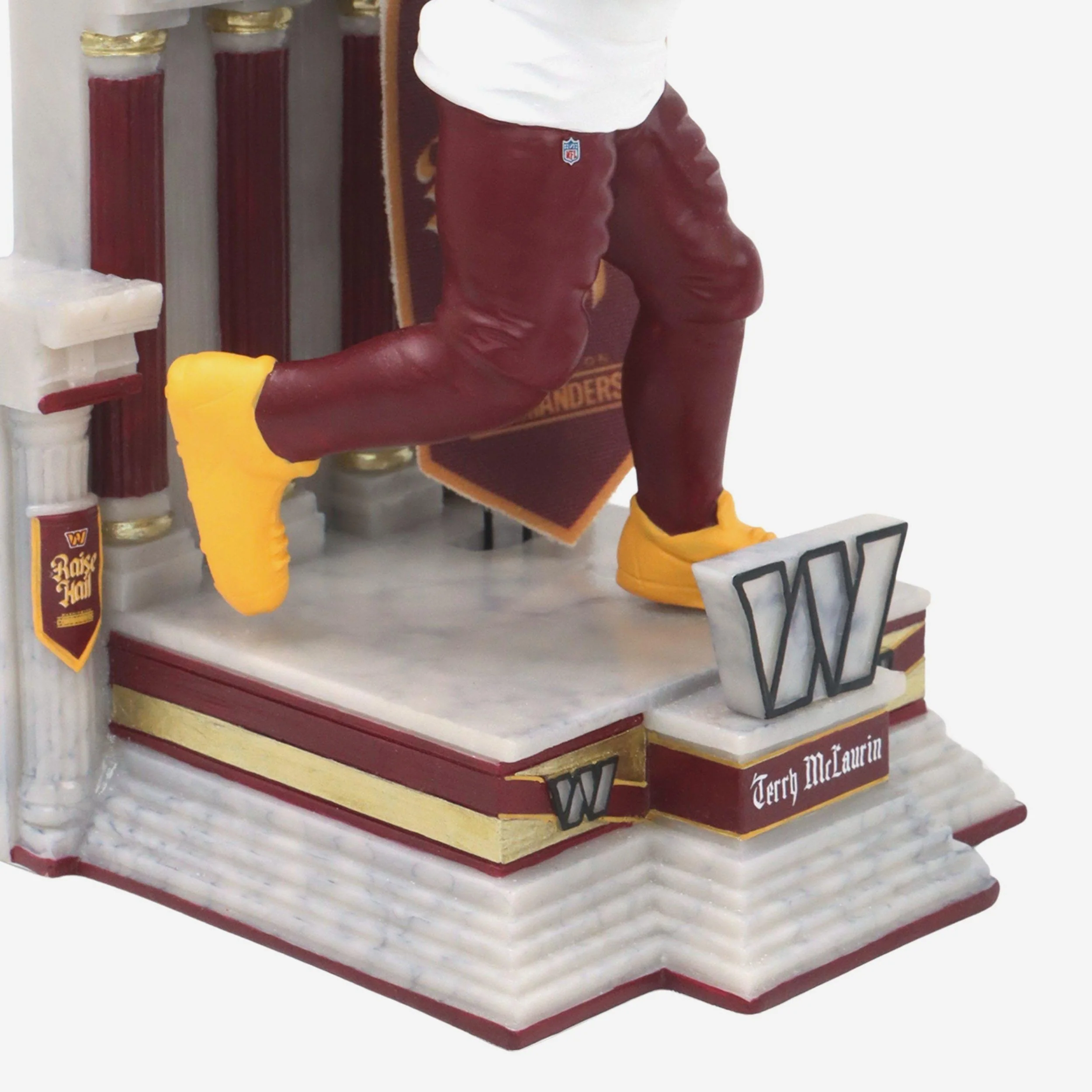 Terry McLaurin Washington Commanders Raise Hail Banner Raising Bobblehead - Image 3